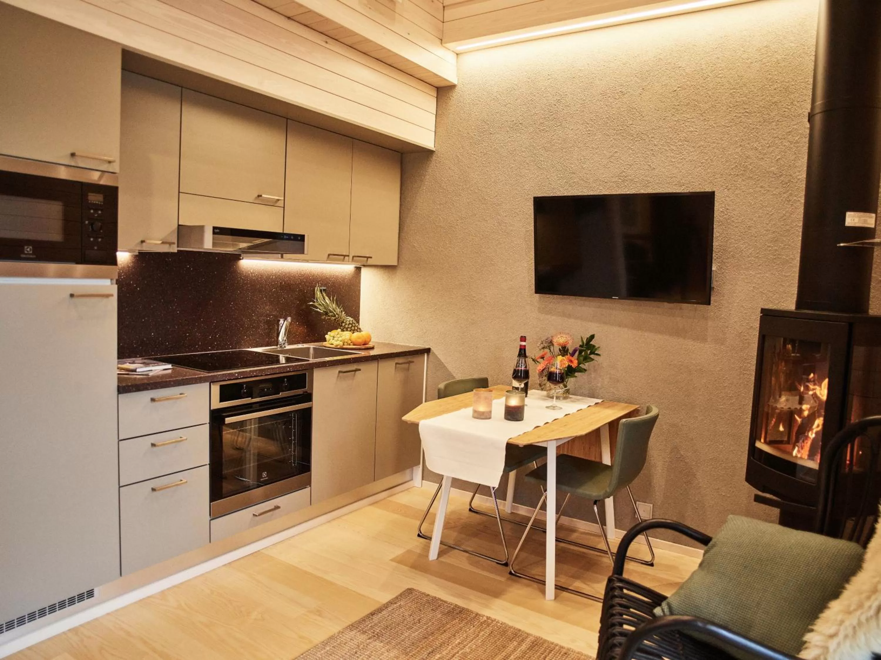 Kitchen or kitchenette in Nova Skyland Hotel