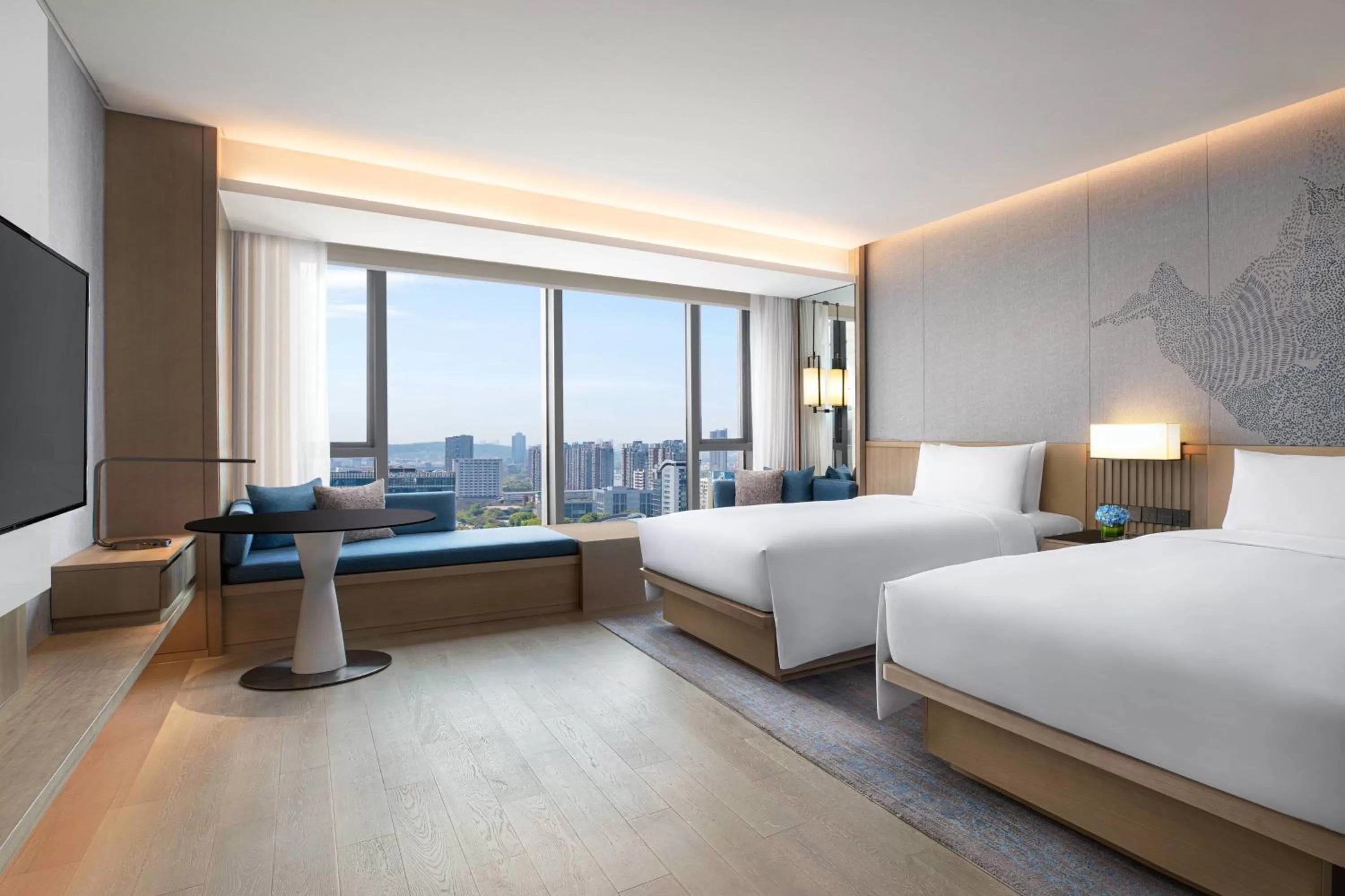 Photo of the whole room, Bed in Courtyard by Marriott Nanjing Jiangning