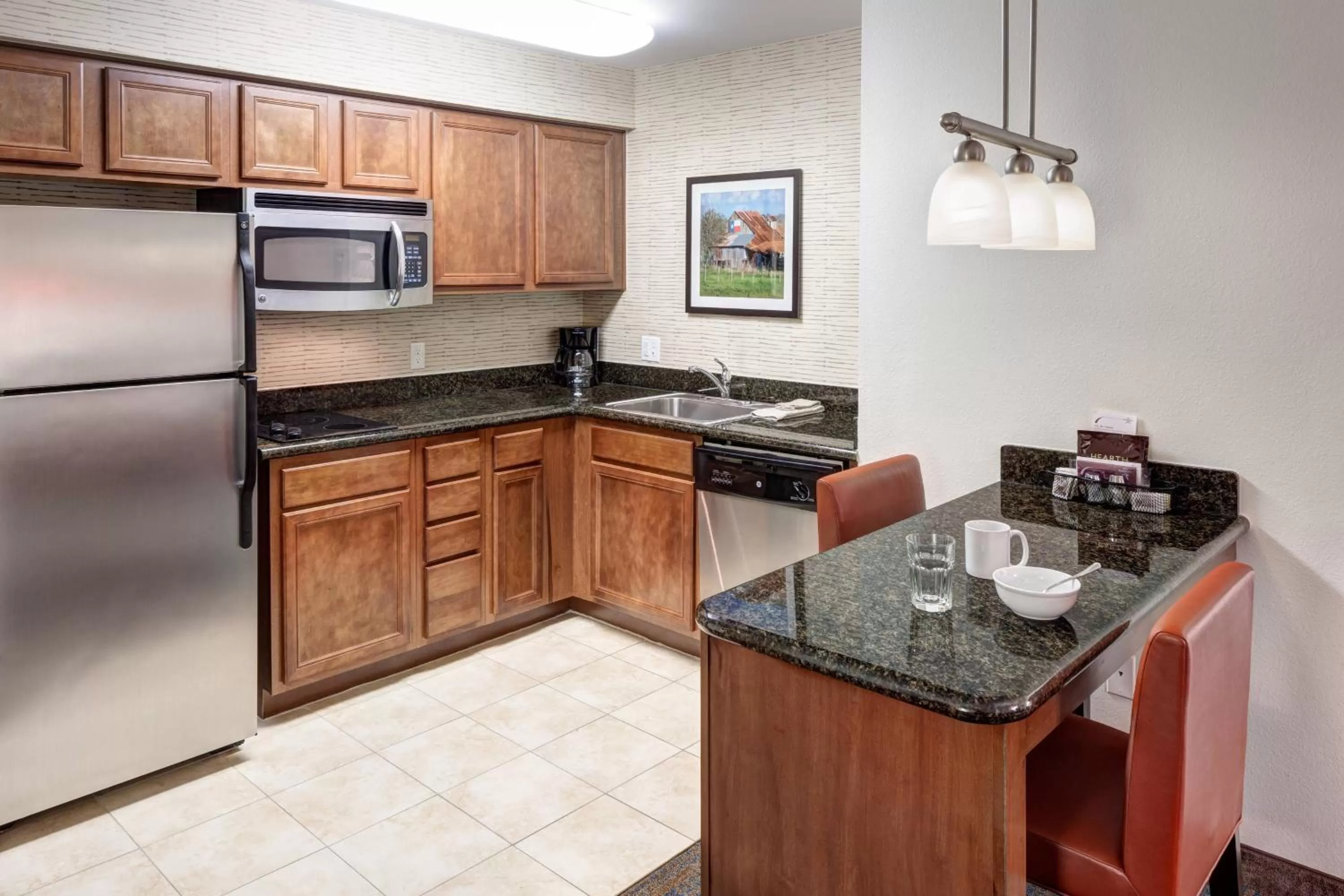 Kitchen or kitchenette in Residence Inn Beaumont