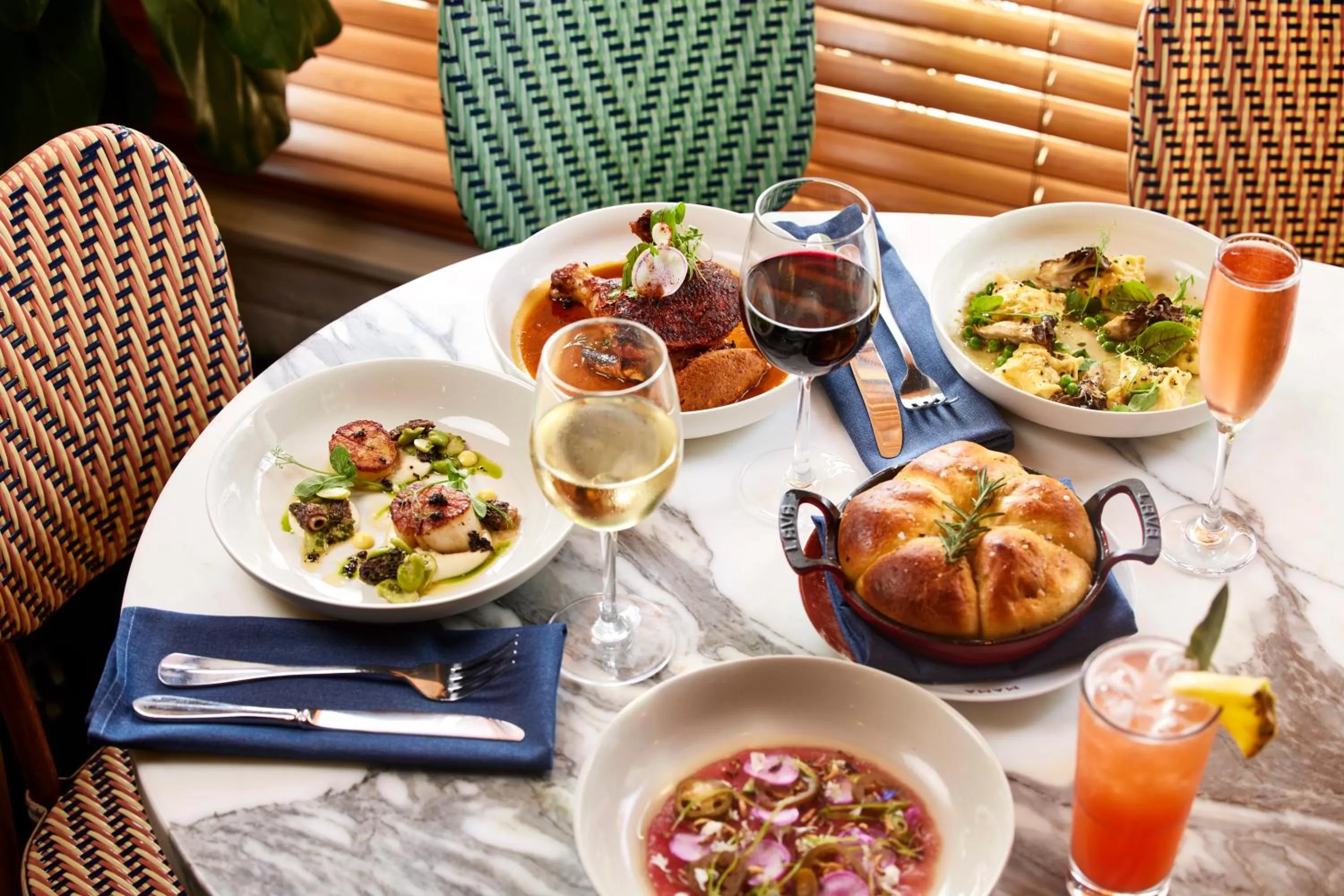 Food close-up in Mama Shelter Los Angeles