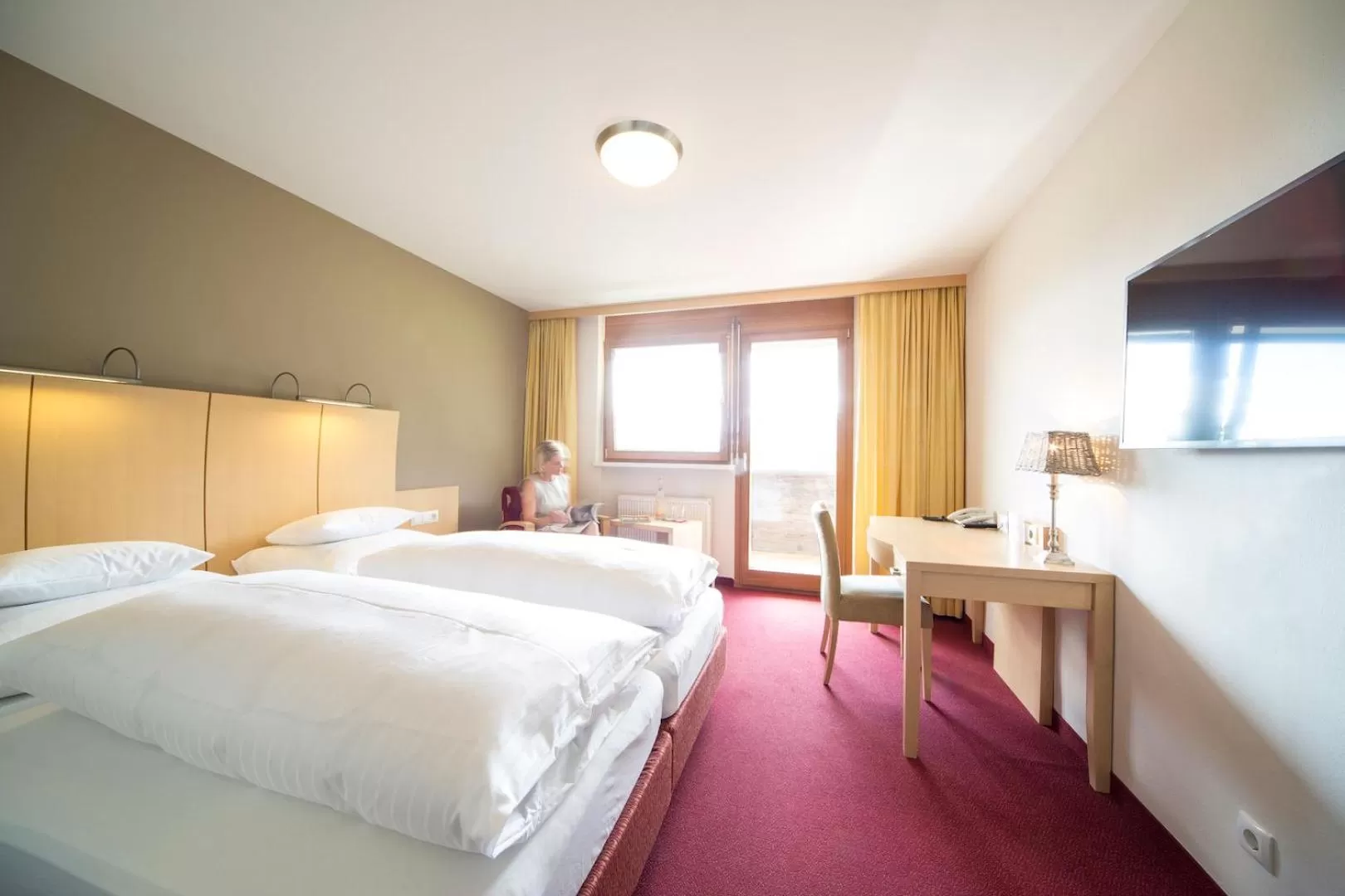 TV and multimedia, Bed in Landhaus Maria Grün B&B