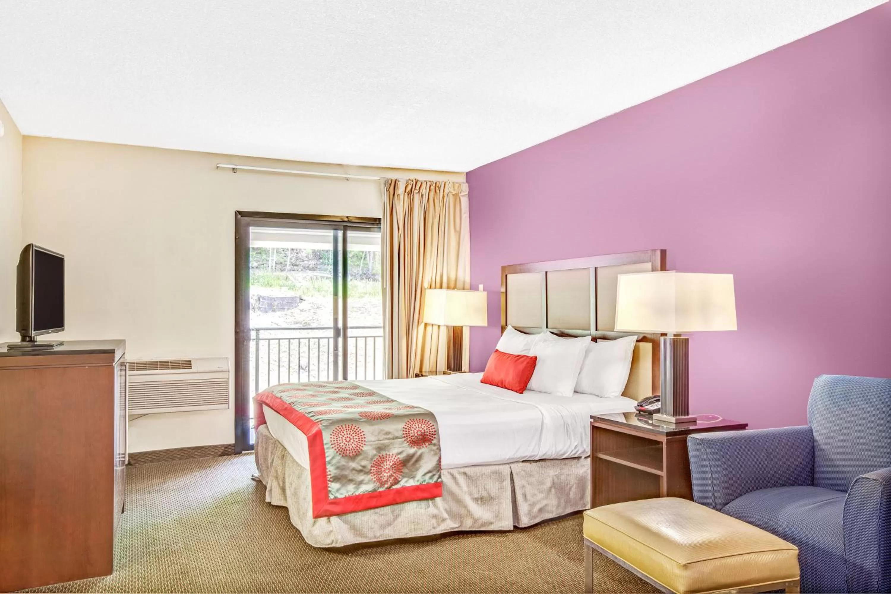 Bedroom, Bed in Ramada by Wyndham Rockaway
