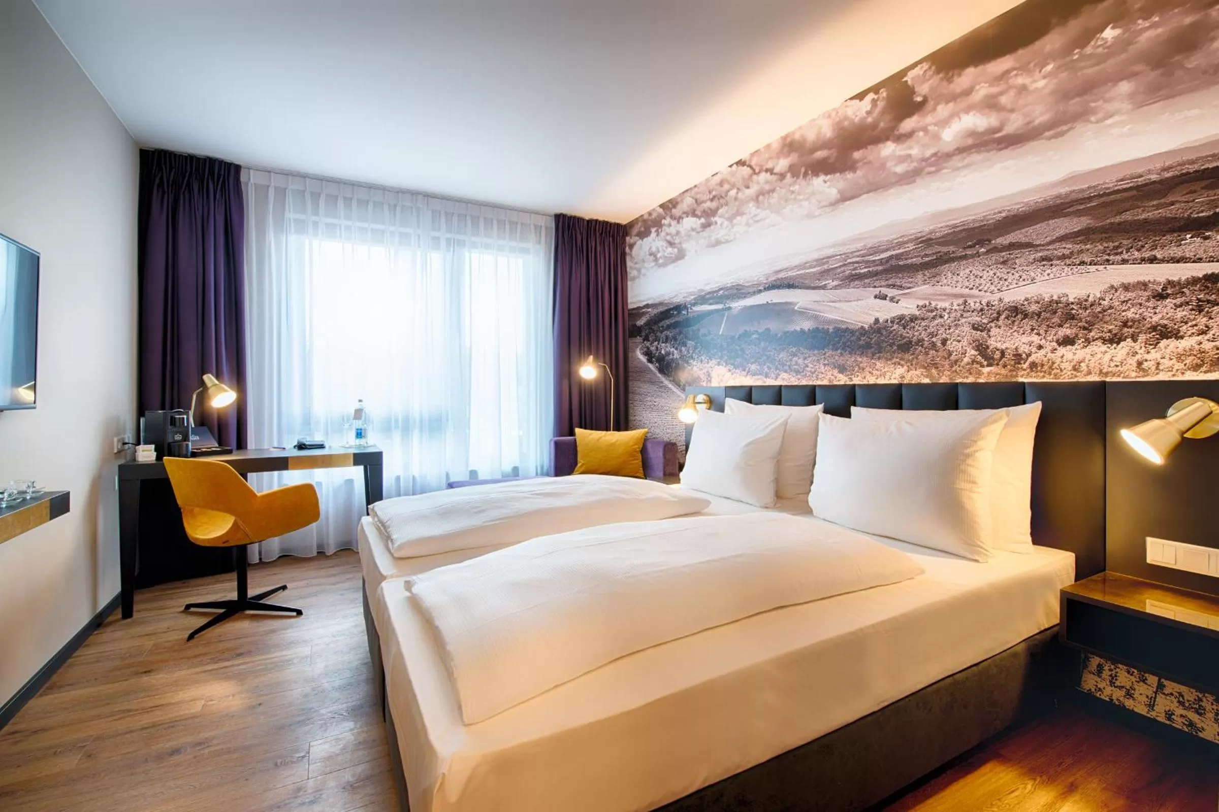 Bed in Welcome Hotel Neckarsulm