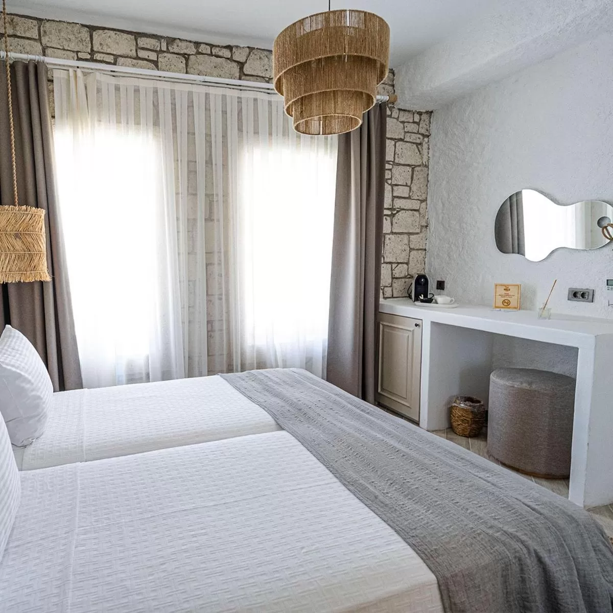 Bed in Voger Alaçatı Silence