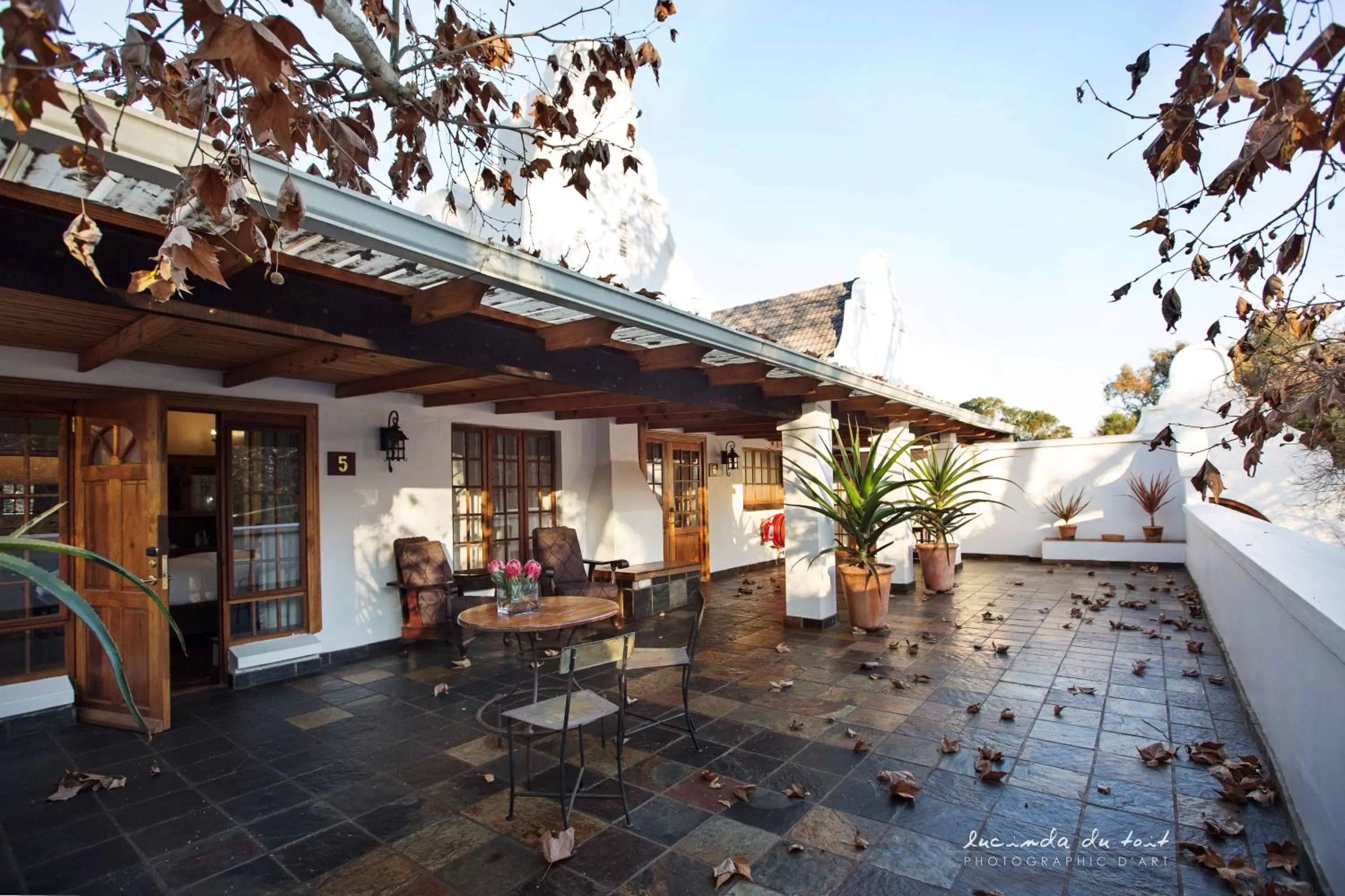 Patio in Kleinkaap Boutique Hotel