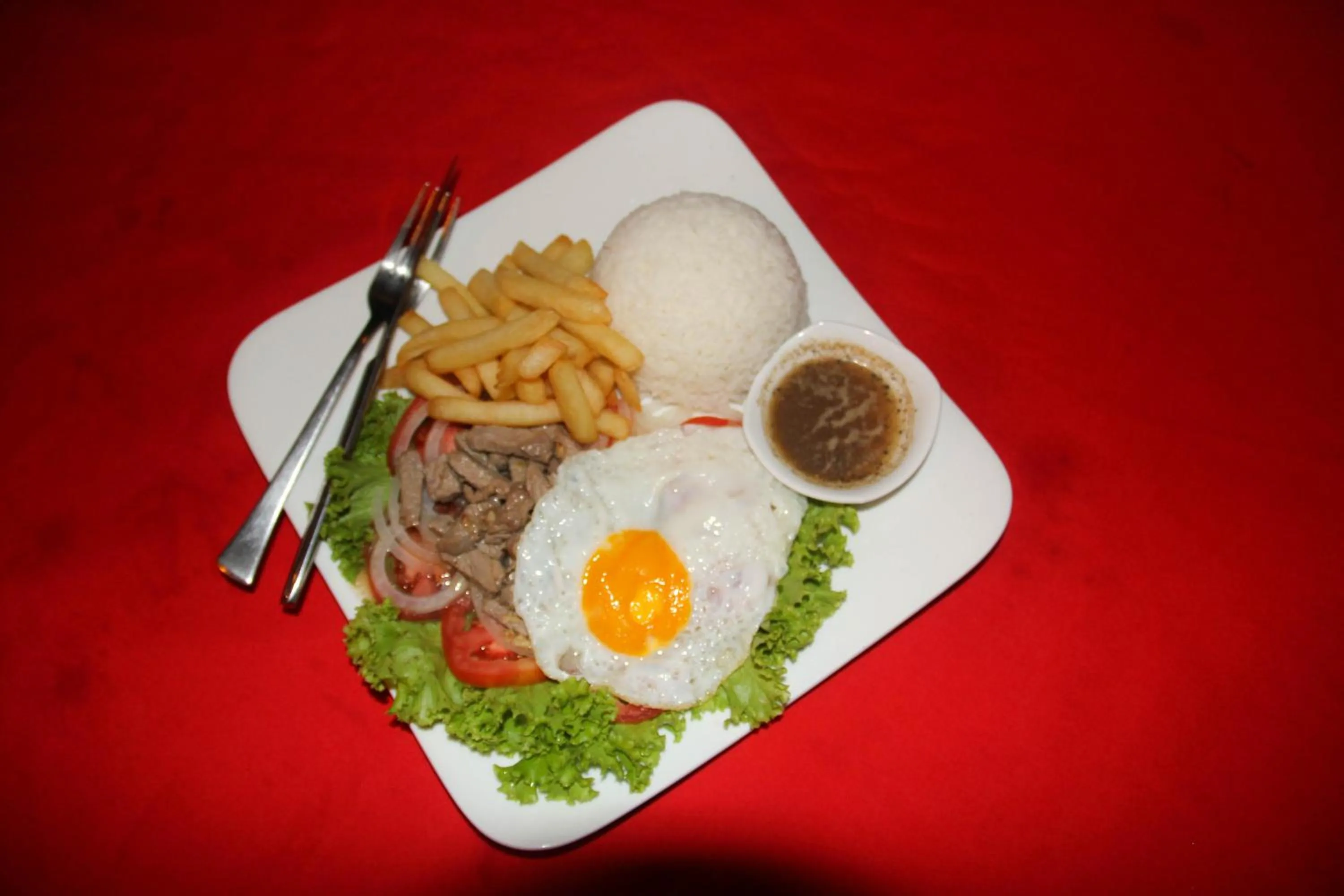 Lunch in Tropical Breeze