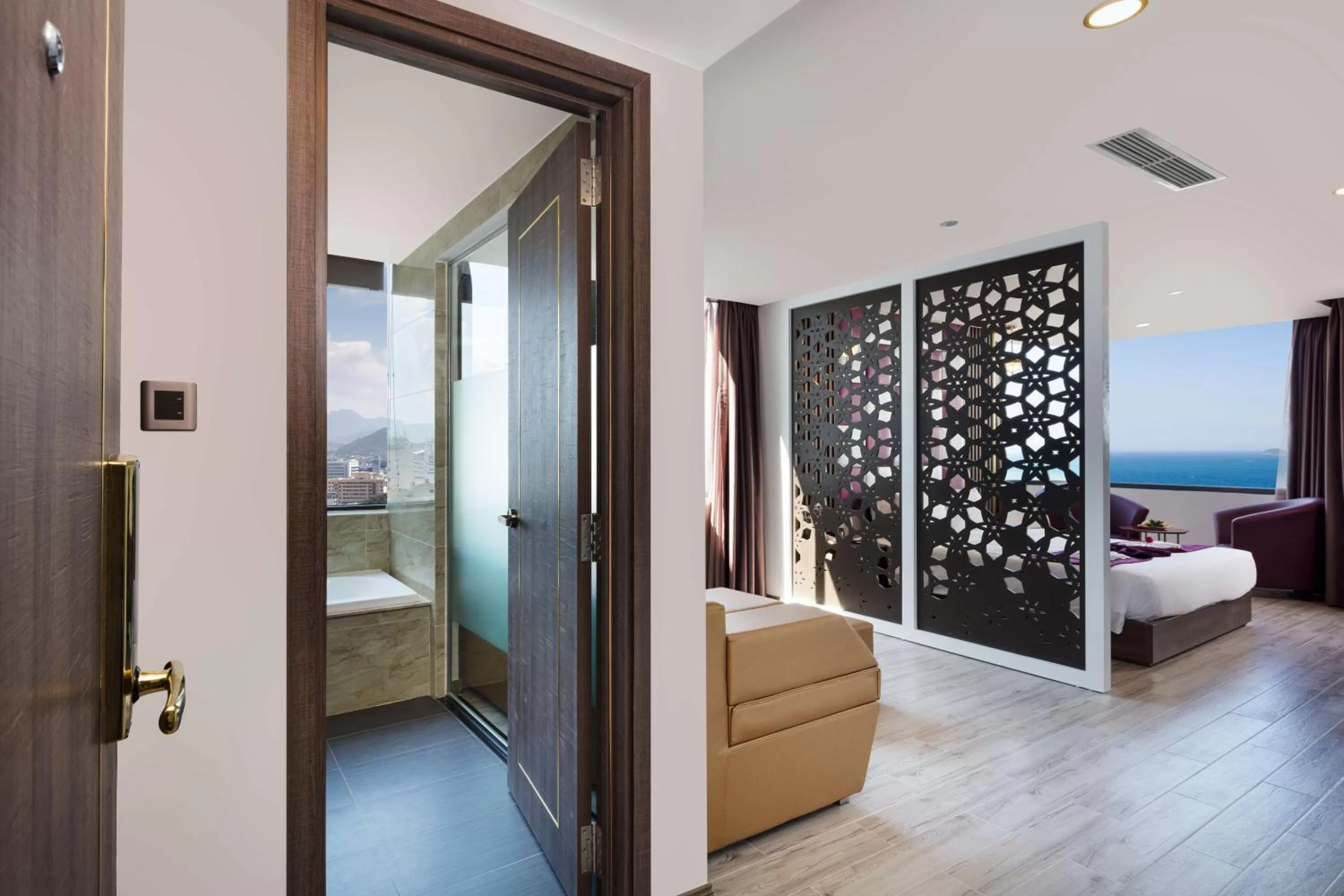 Photo of the whole room, Bed in V Hotel Nha Trang