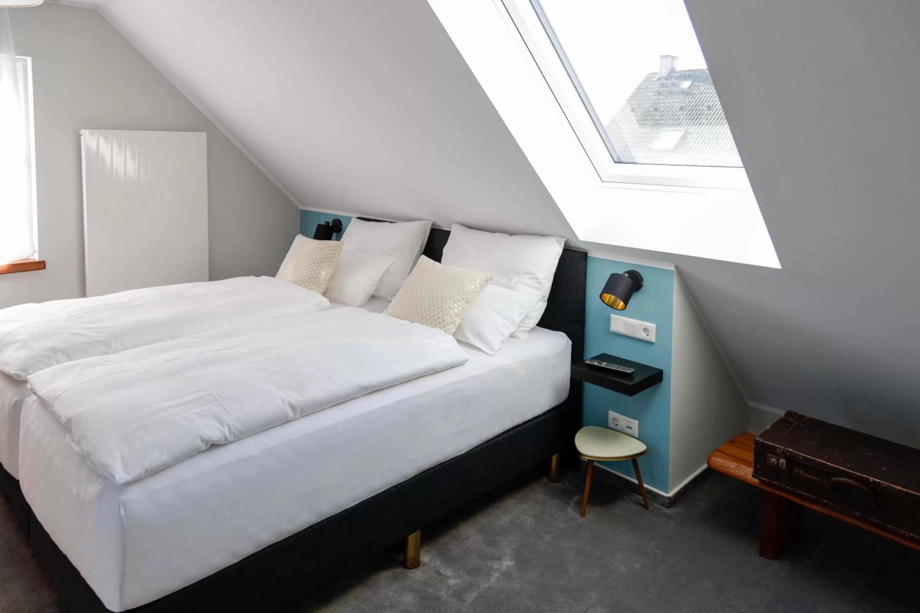 Bed in Hotel Brasserie Chaussee