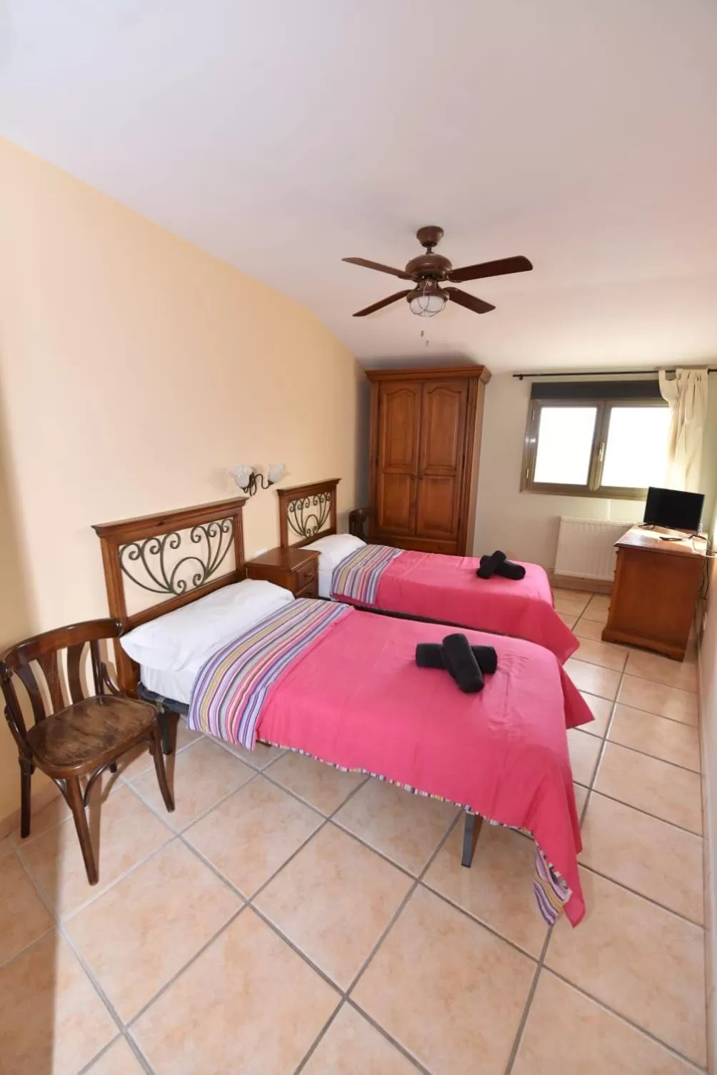 Bed in Hotel Rural el Castillo