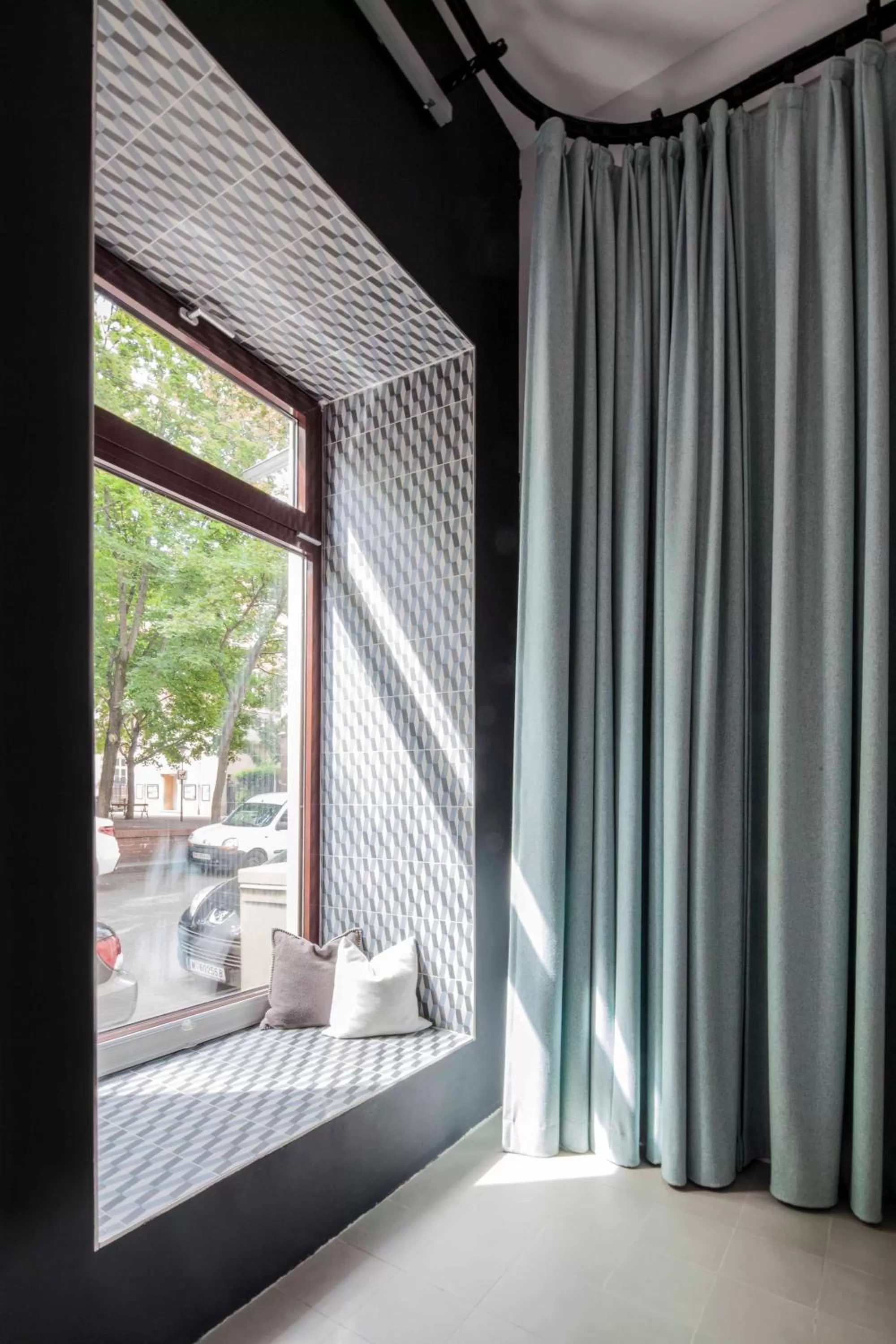 Seating area in grätzlhotel beim Belvedere