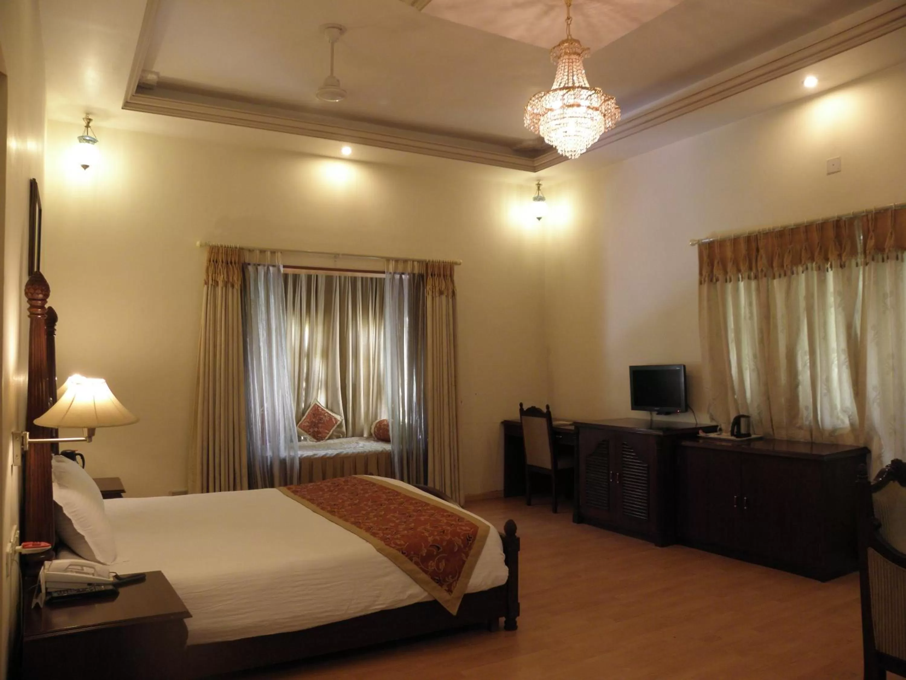 Photo of the whole room, Bed in jüSTa Rajputana Resort & Convention Centre, Udaipur