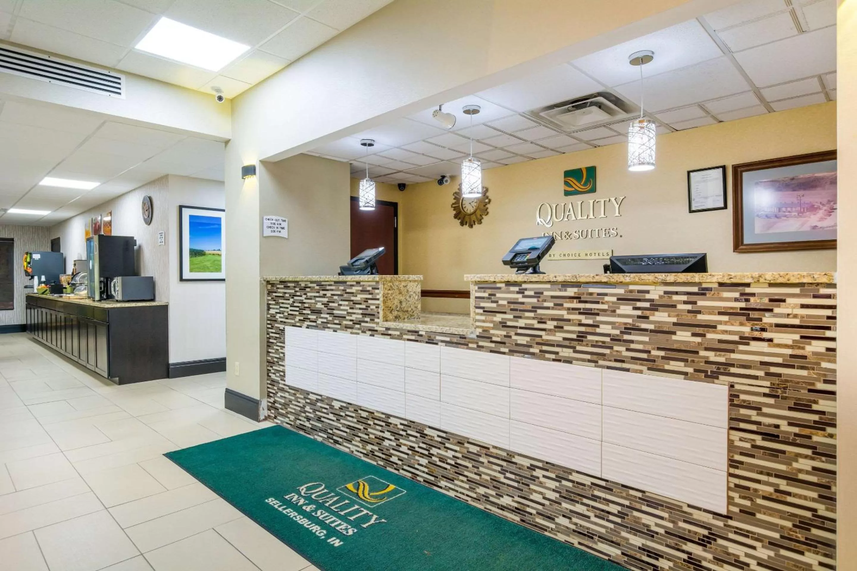 Lobby or reception in Quality Inn & Suites Sellersburg - Louisville Area