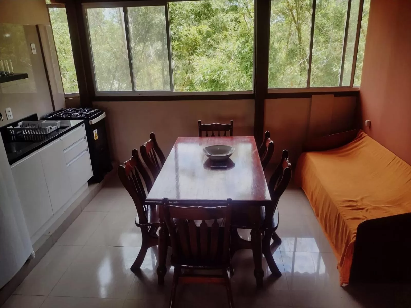 Dining area in Apart da Cachoeira