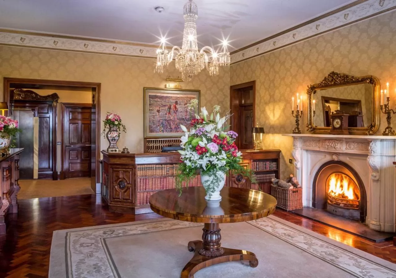 Lobby or reception in Glenlo Abbey Hotel