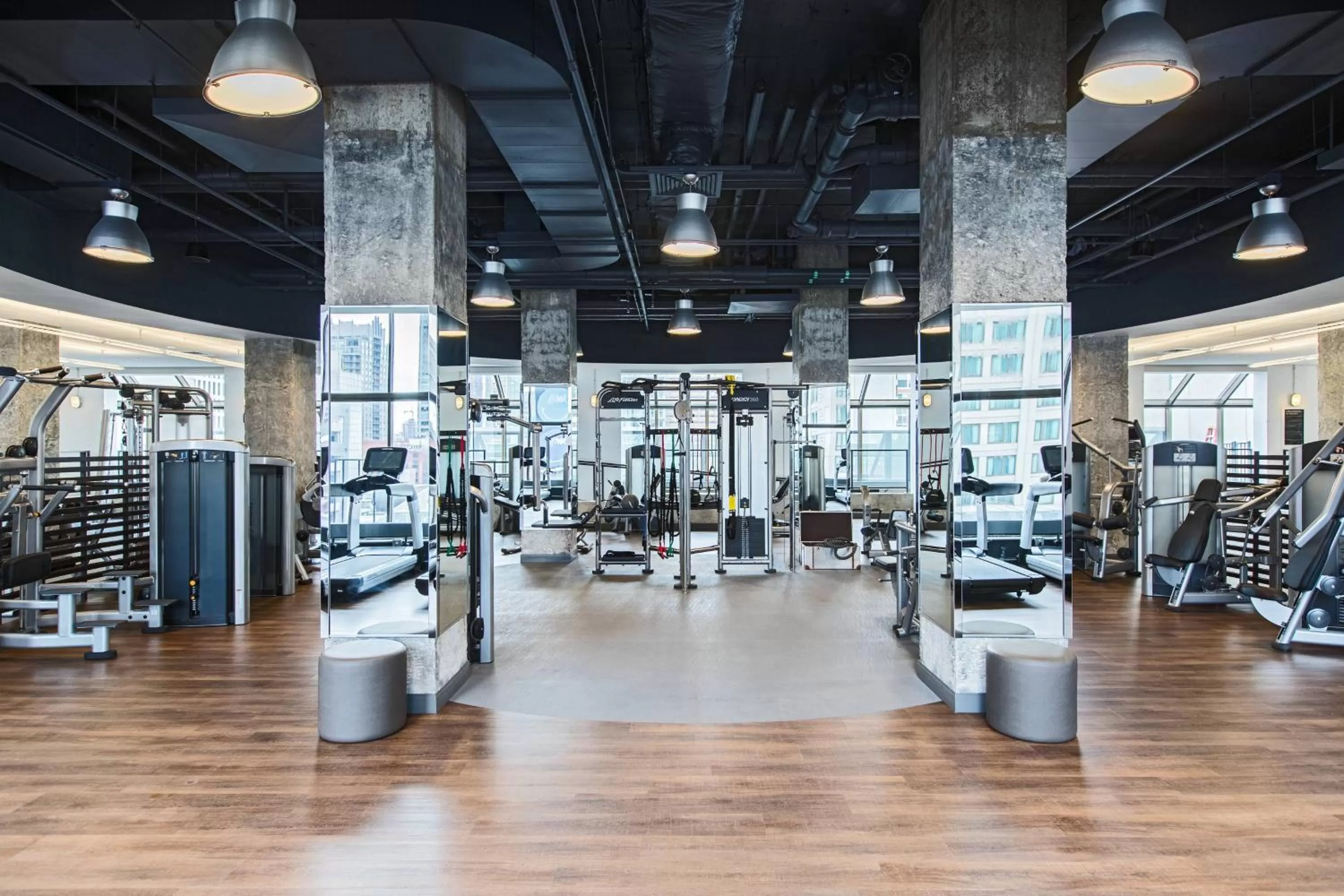 Fitness centre/facilities in Chicago Marriott Downtown Magnificent Mile