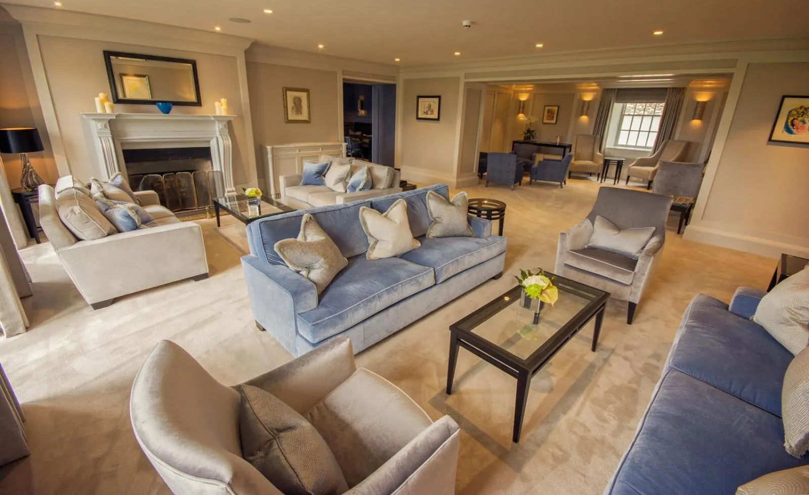 Living room in The Samling Hotel