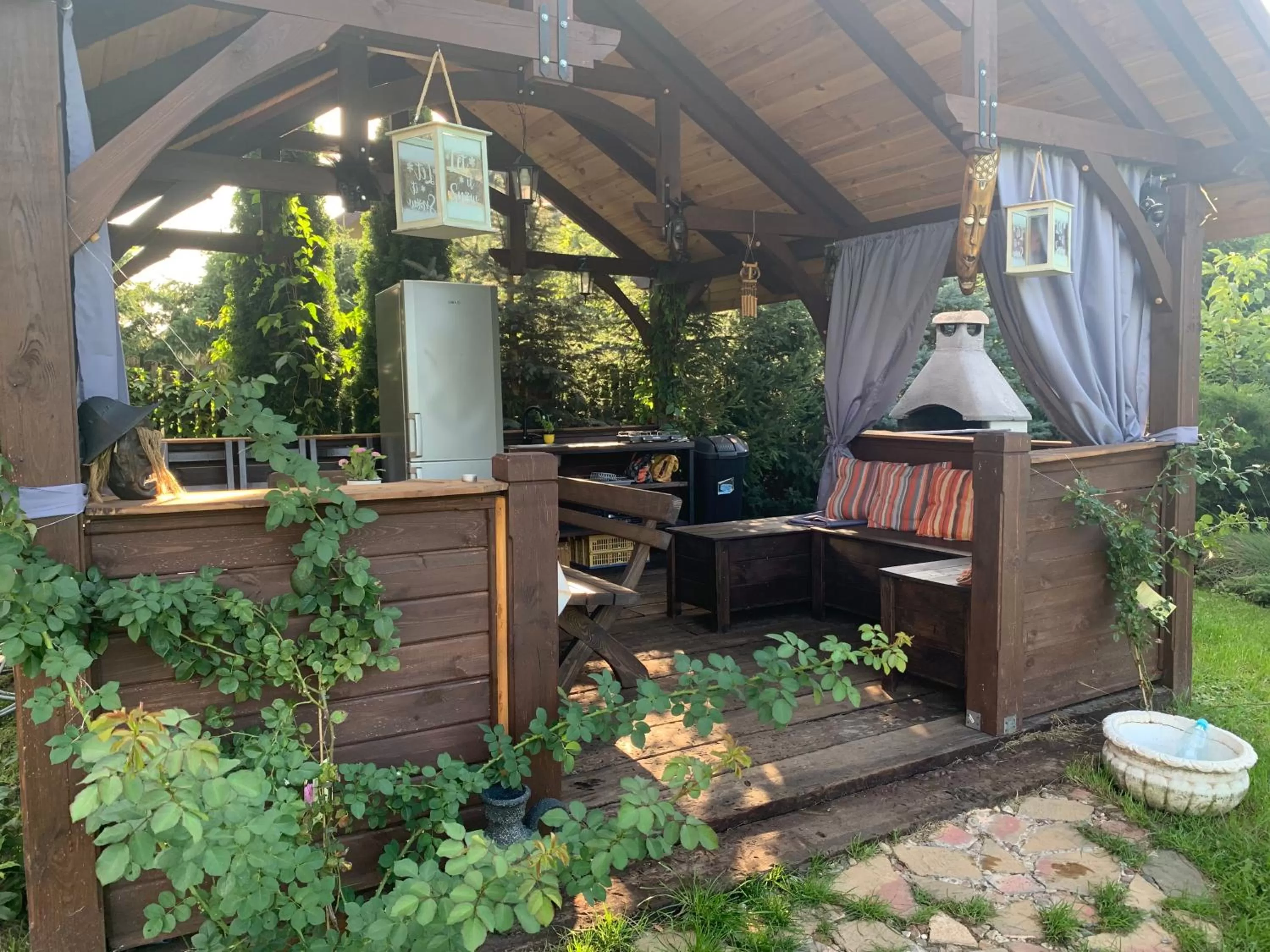 Patio, BBQ Facilities in Pokoje Gościnne Magnolia Rooms