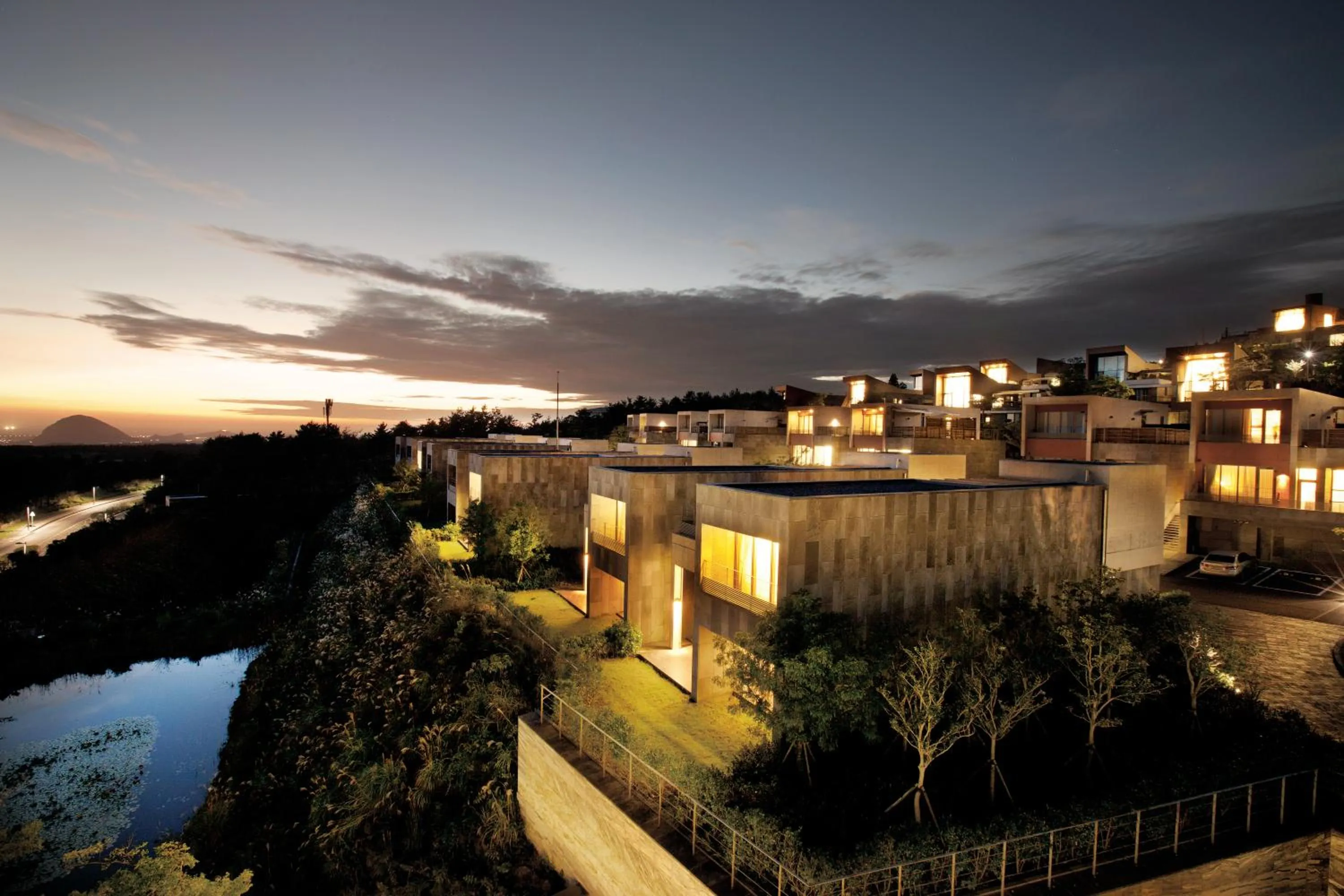 Property building in Lotte Resort Jeju Artvillas