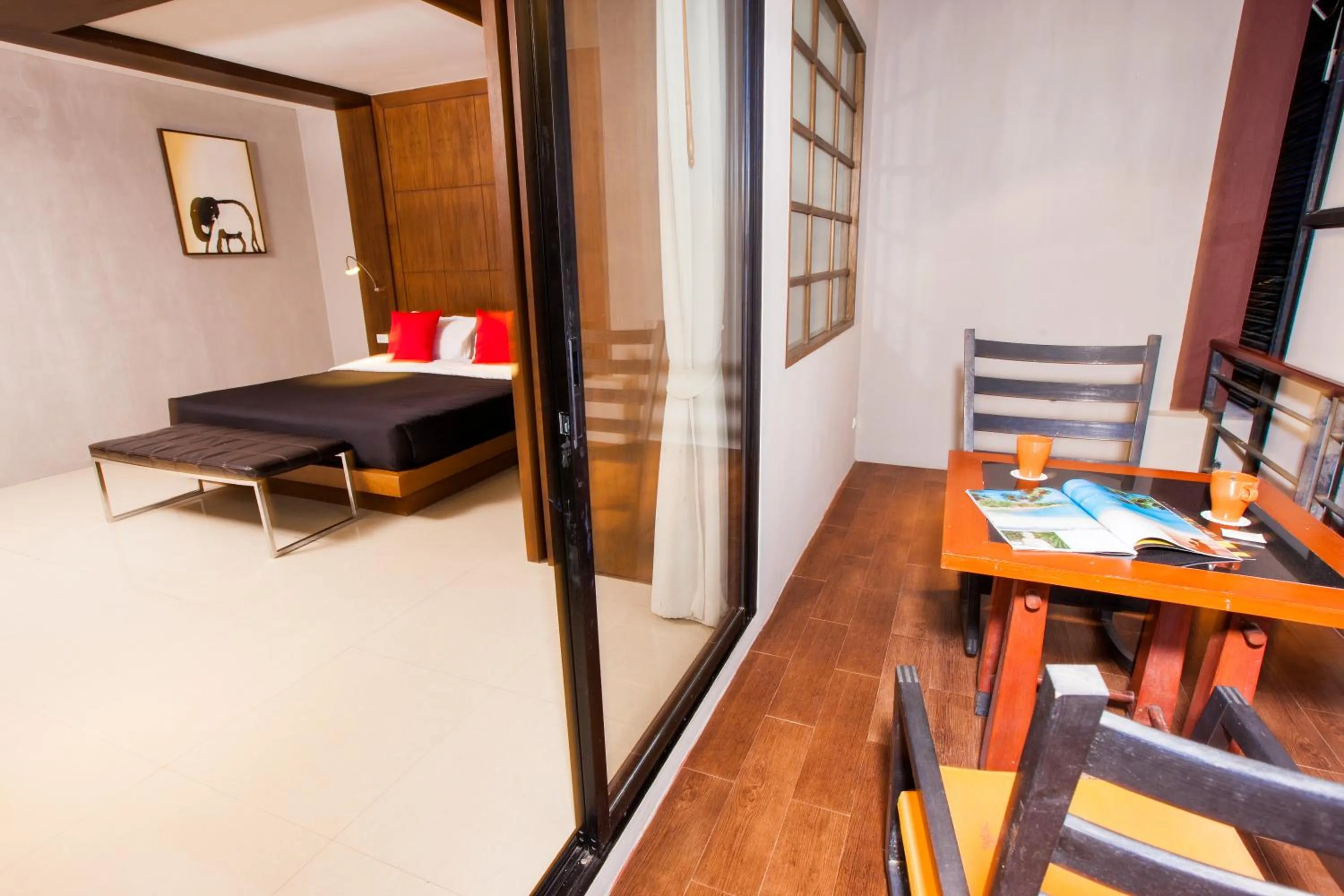 Balcony/Terrace in Amenity Apartel Samui