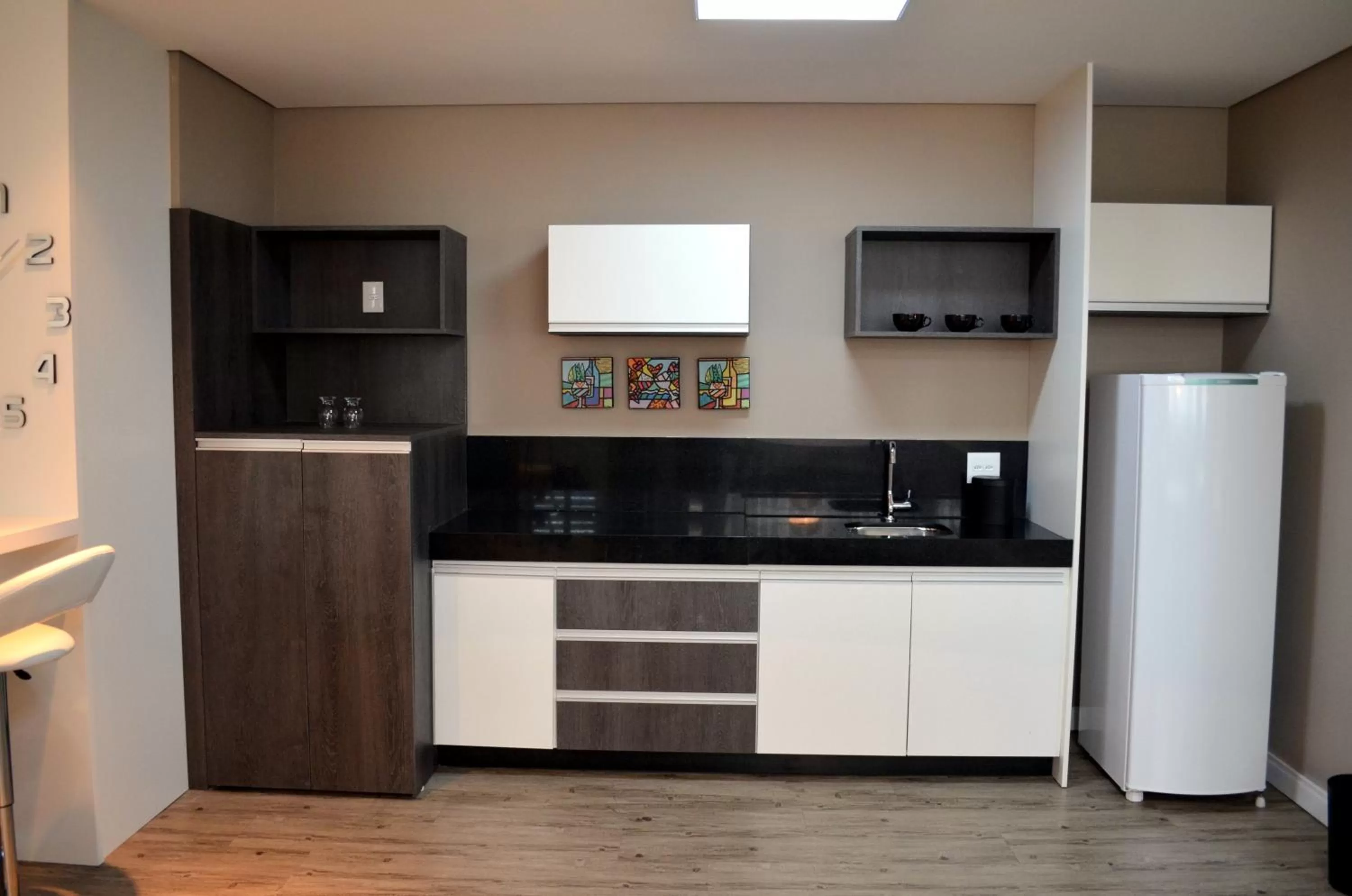 Kitchen or kitchenette in Ville Celestine Hotel