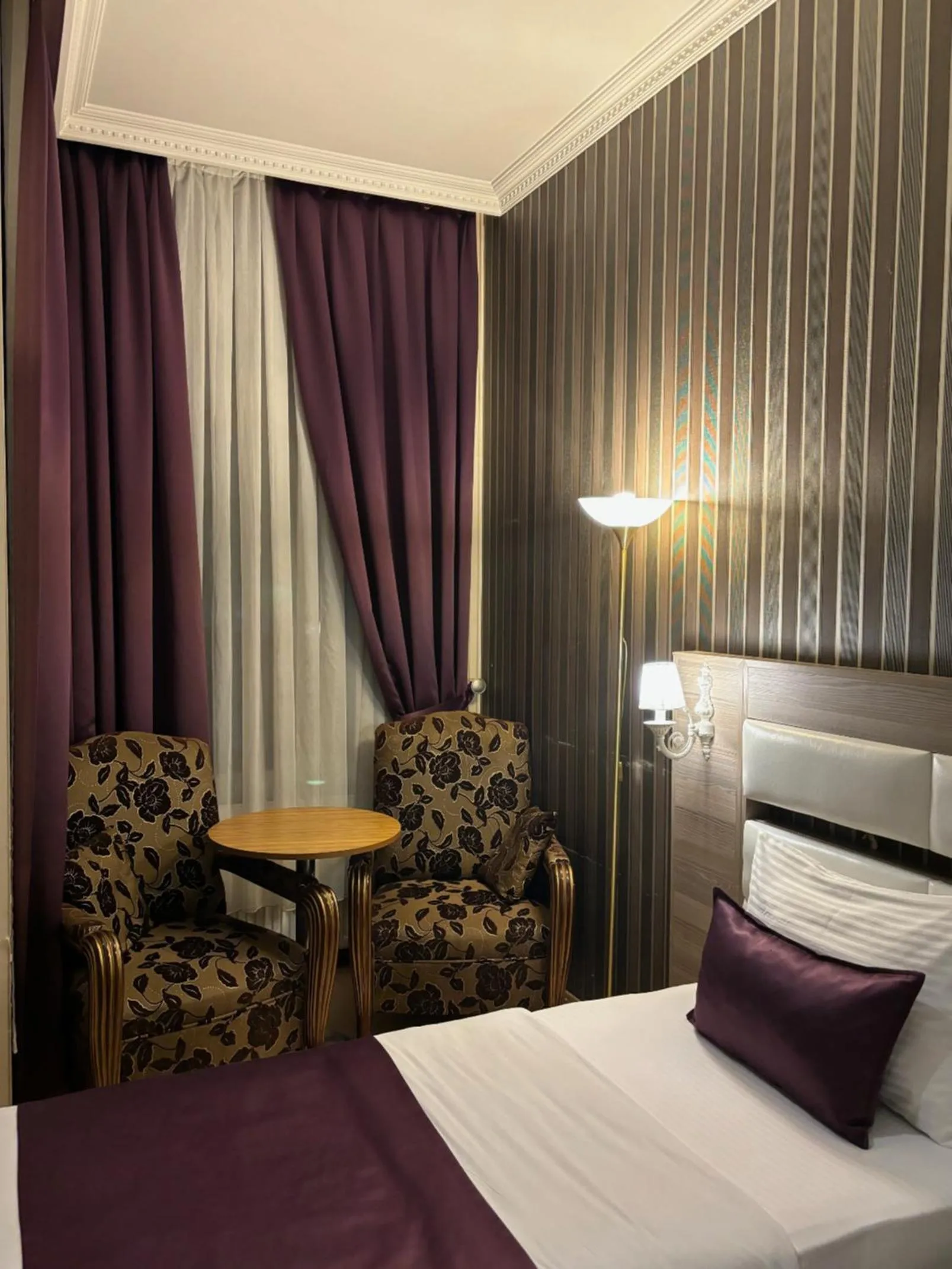 Decorative detail, Bed in Nil Hotel İstanbul City Center