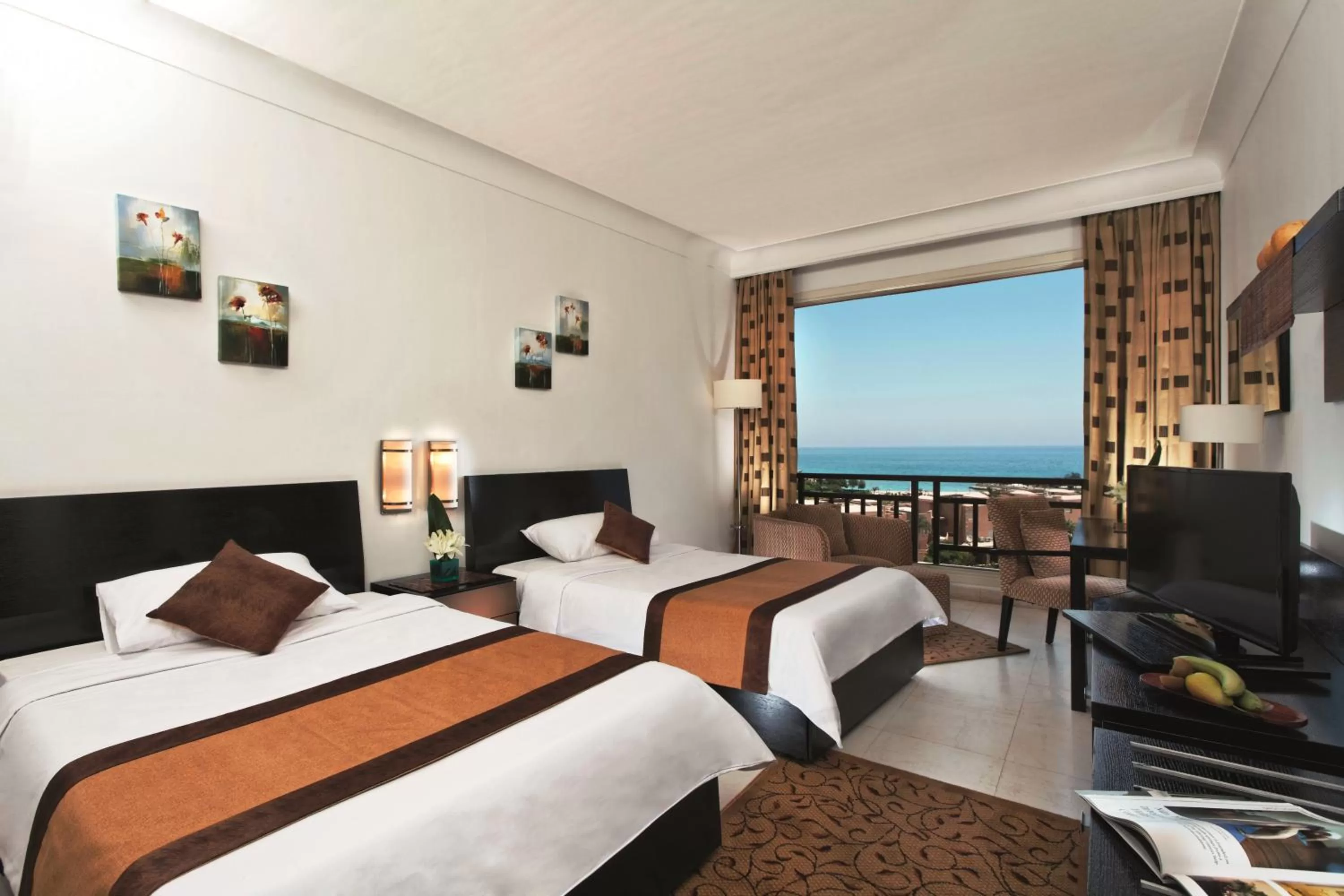 Photo of the whole room, Bed in Mövenpick Resort El Sokhna