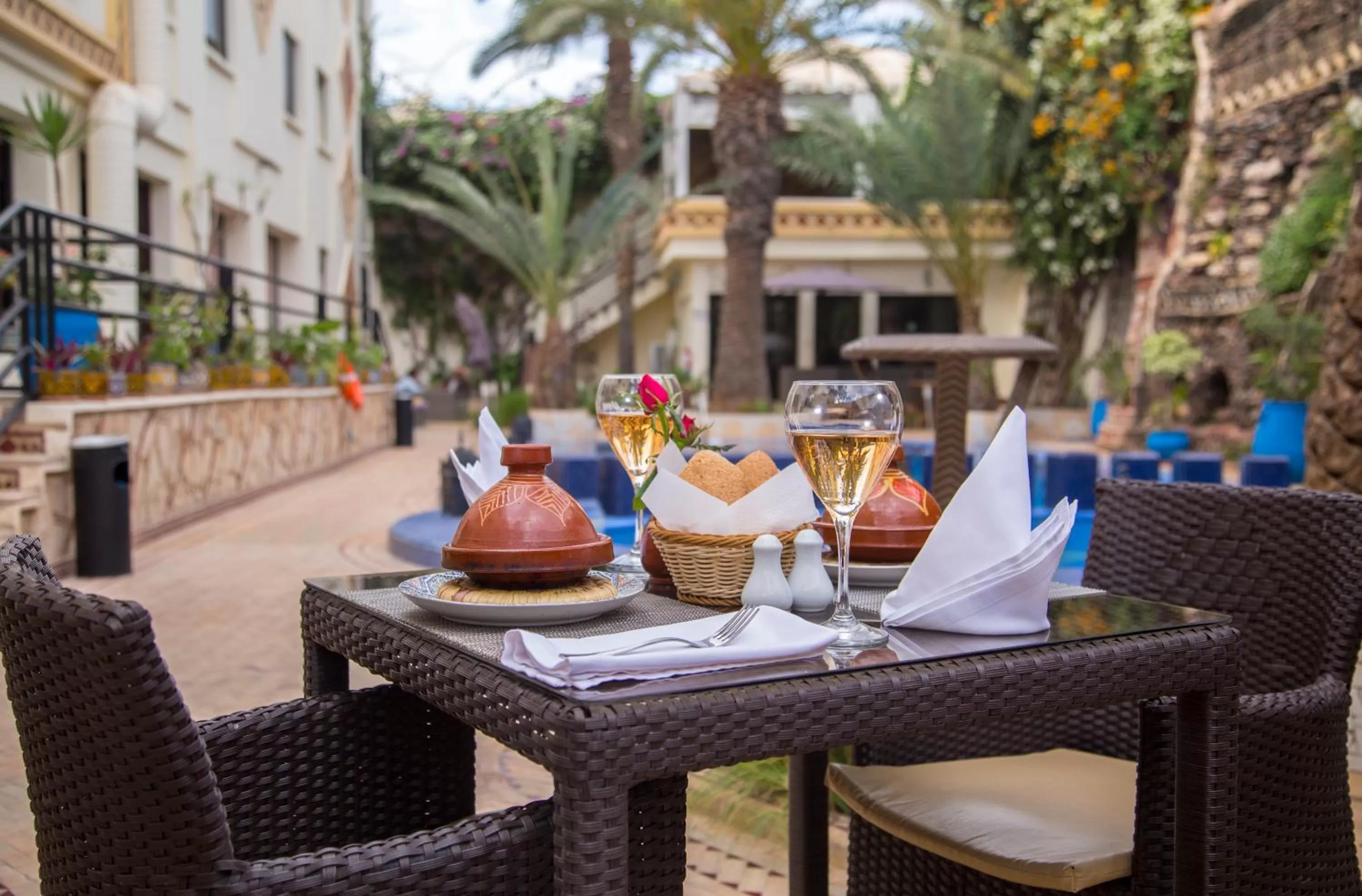 Patio in Atlantic Hotel Agadir