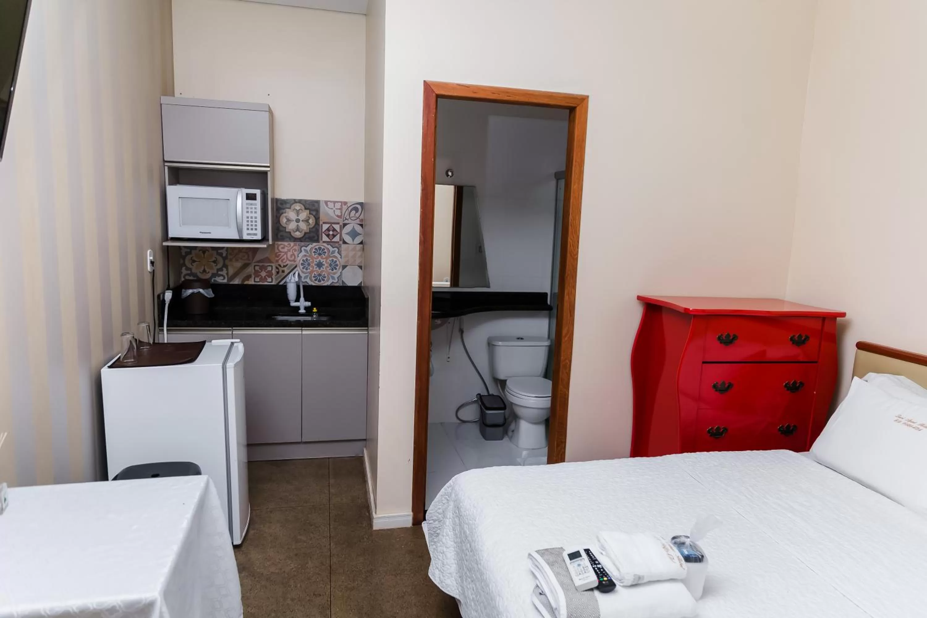 Bed in ZANI APART HOTEL 520i