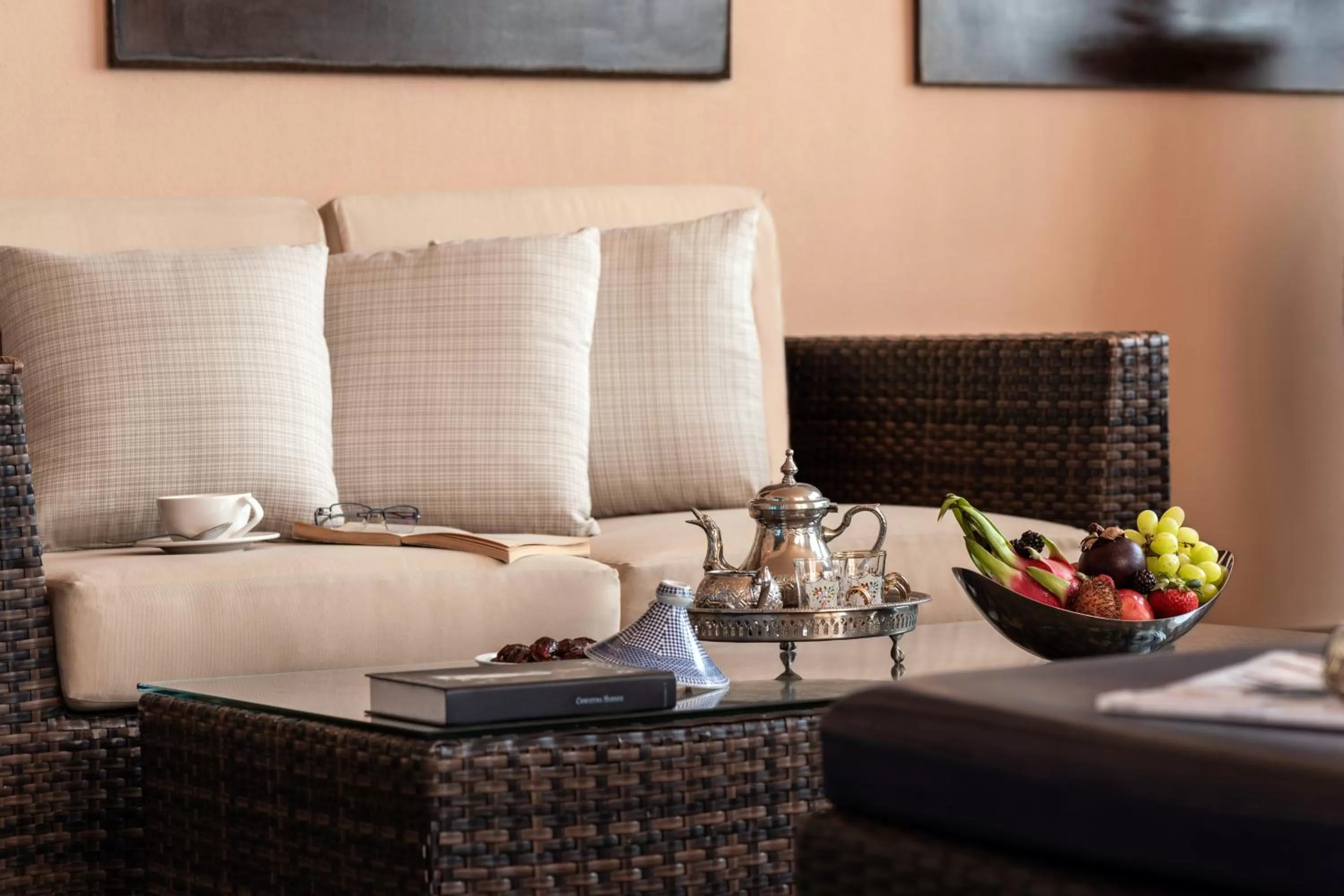 Seating area in Oaks Ibn Battuta Gate Dubai