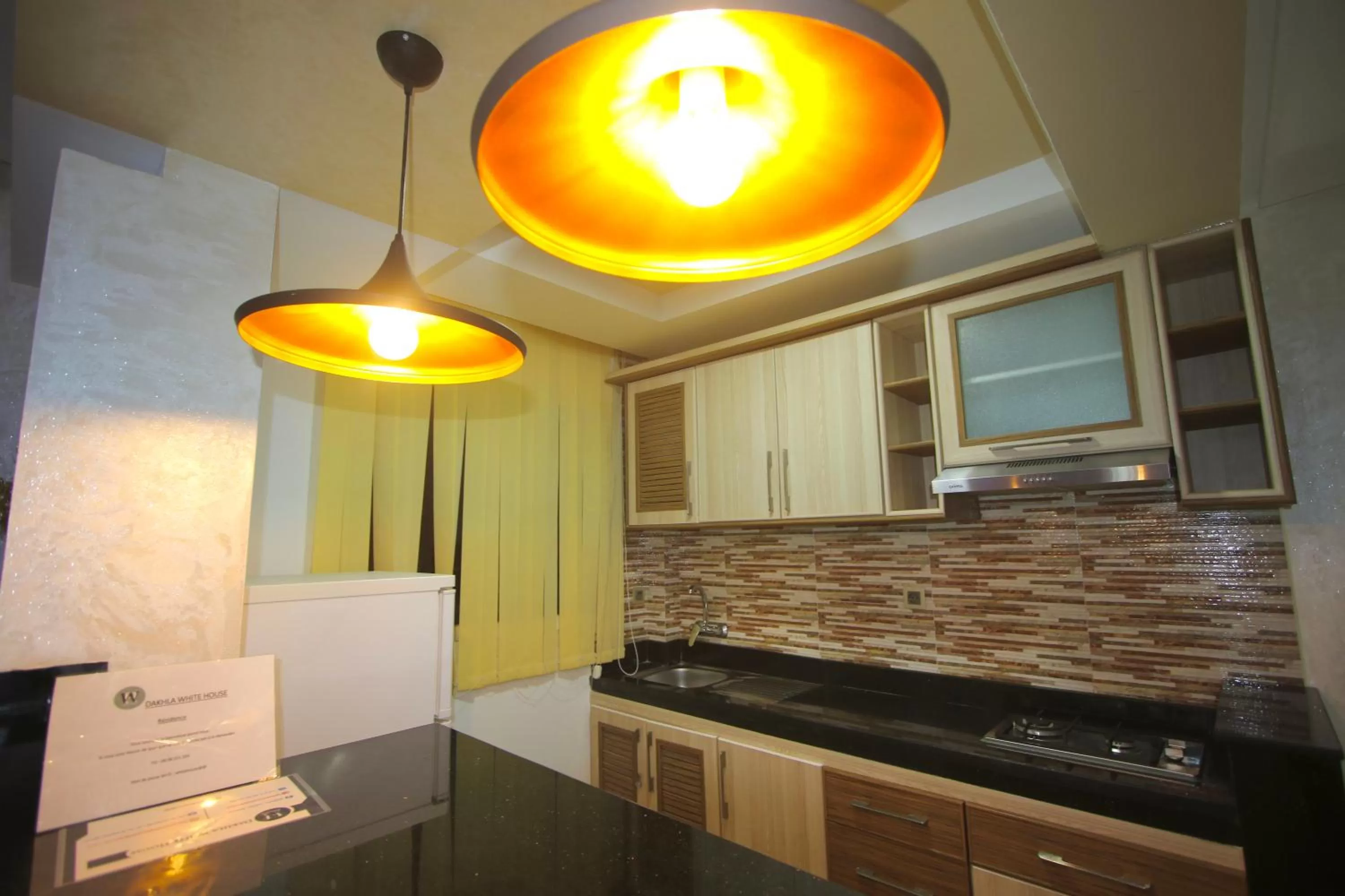 Kitchen or kitchenette in Dakhla White Hotel