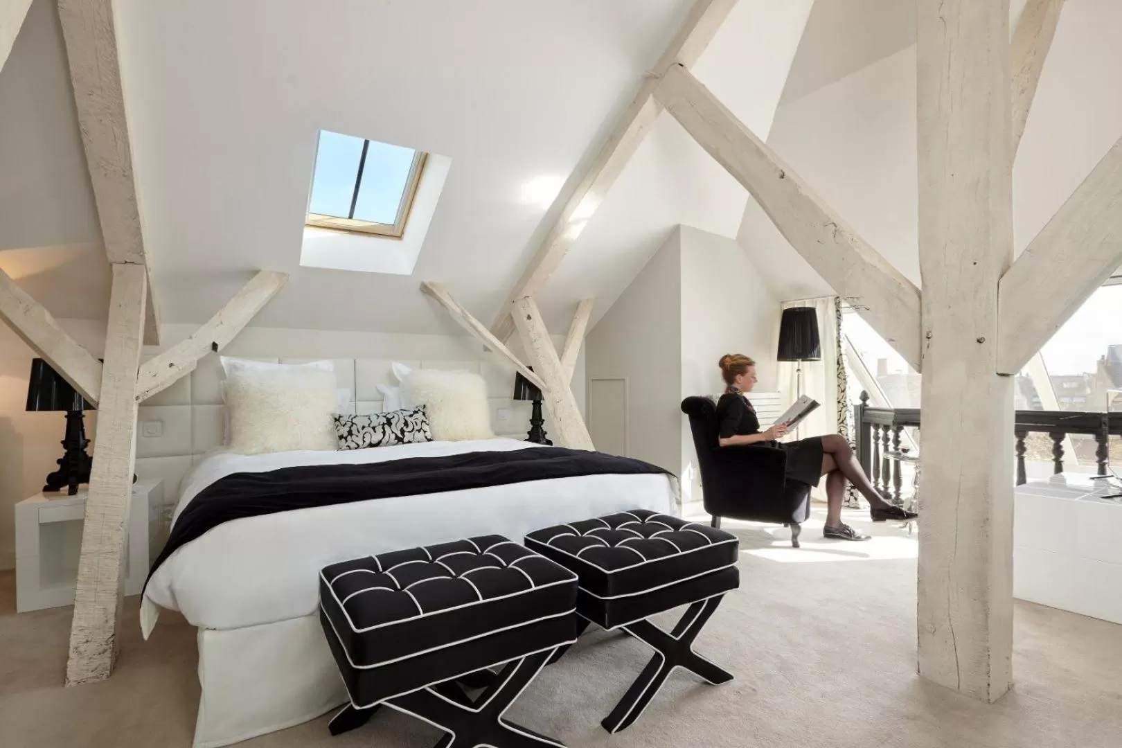 Photo of the whole room, Bed in Clarance Hotel Lille