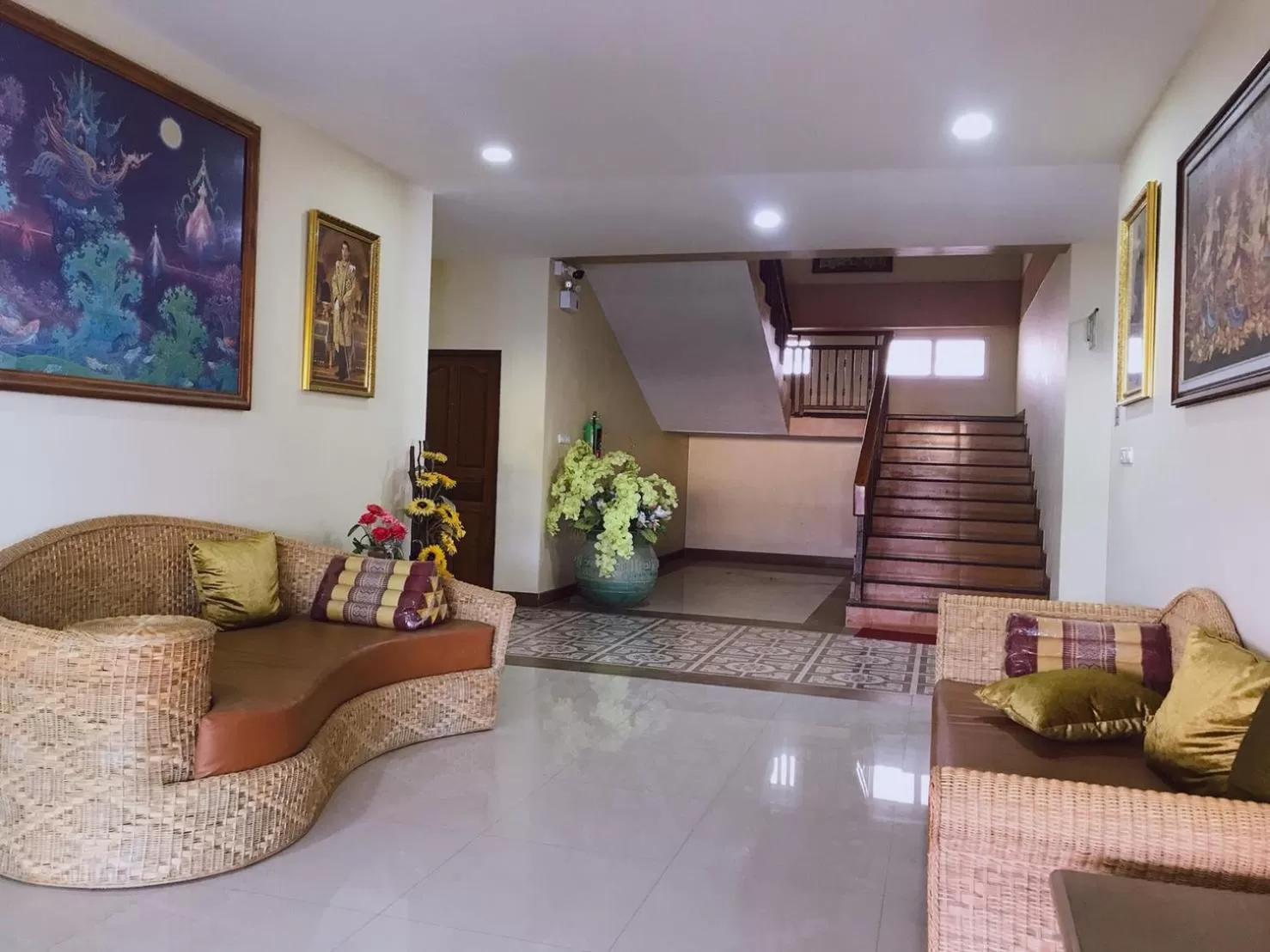 Communal lounge/ TV room in SK Resort Pattaya