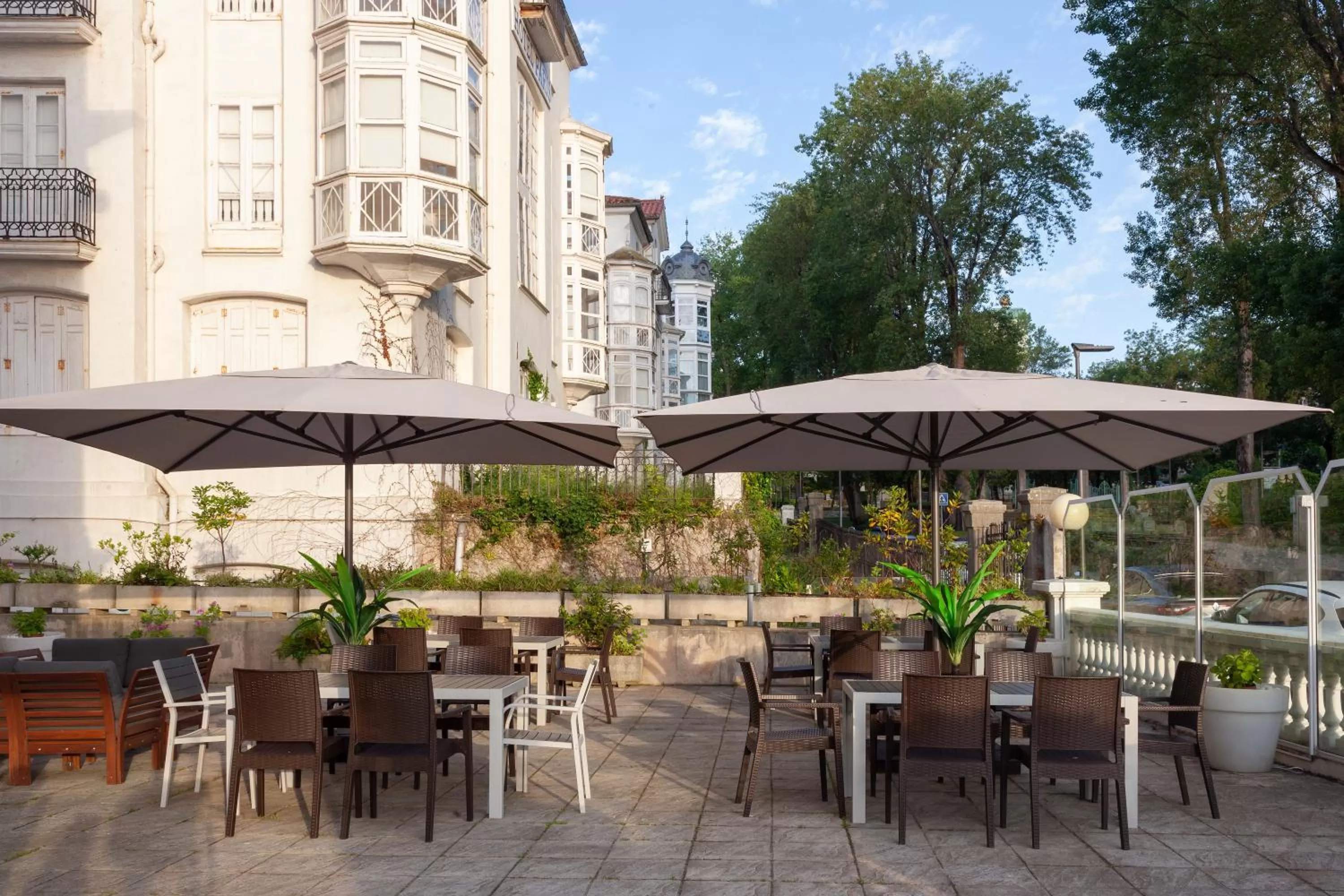 Garden in Hotel Hoyuela