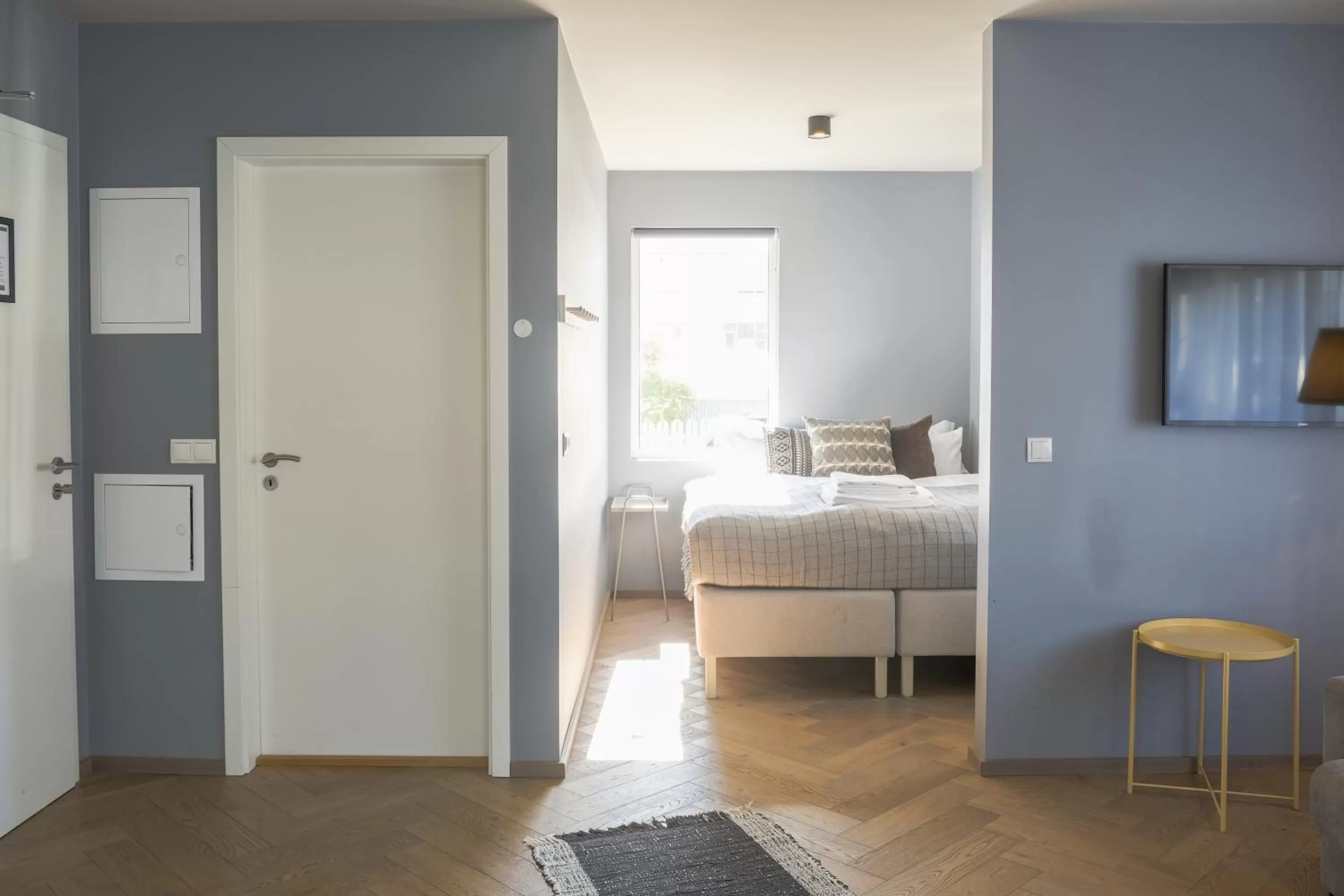 Bed in Saga Studios by Heimaleiga