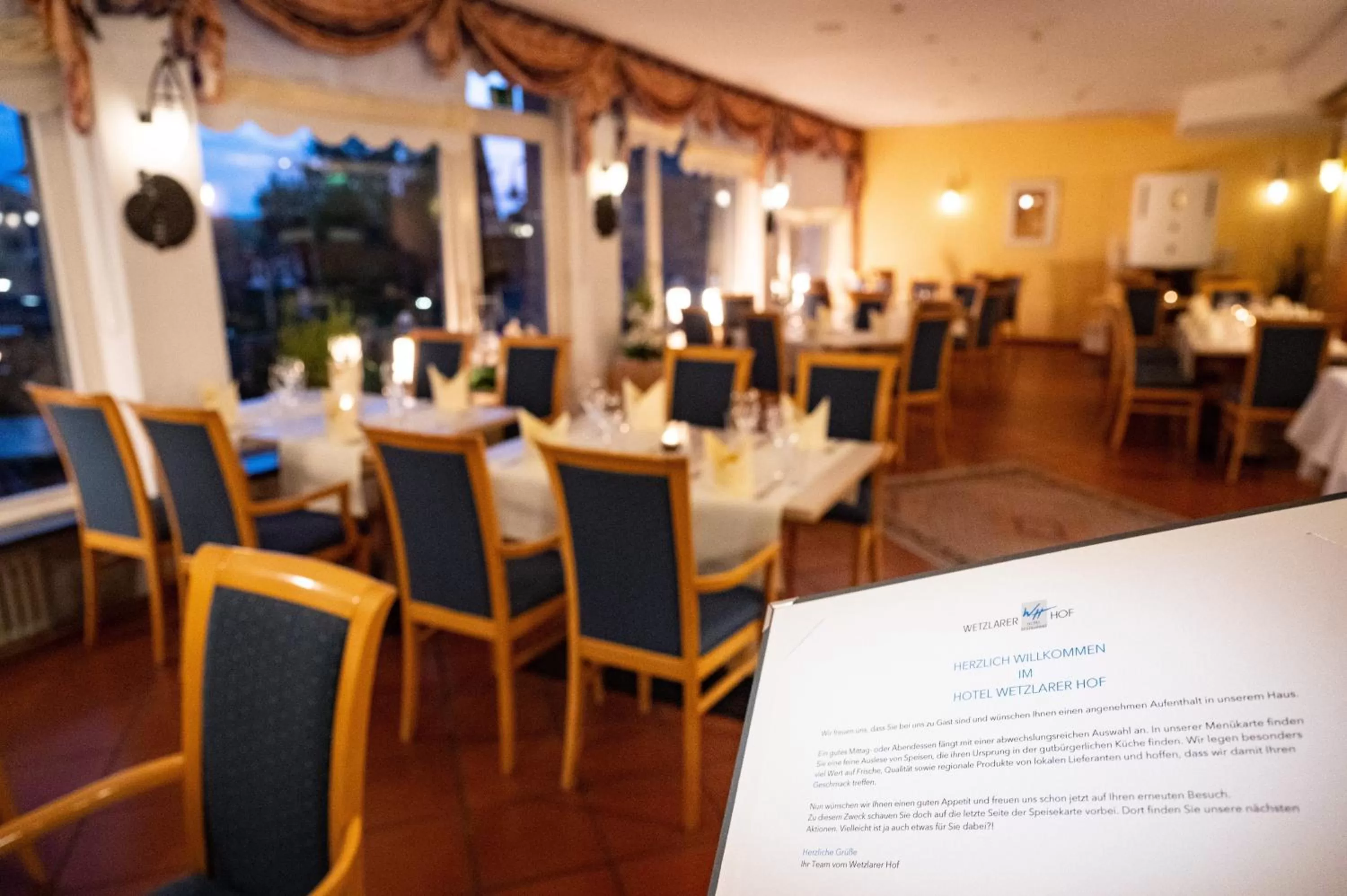 Restaurant/places to eat in Hotel Wetzlarer Hof