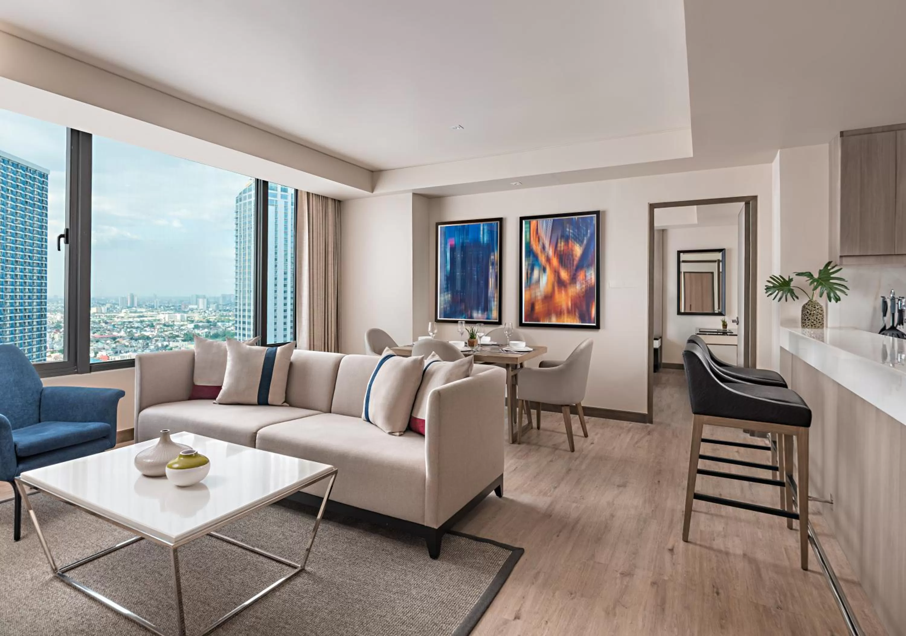 Living room in Seda Residences Makati