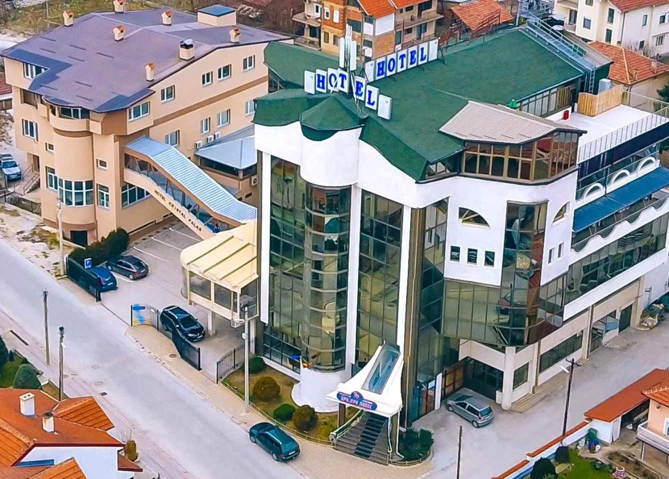 Bird's eye view in Hotel Kristal Palas