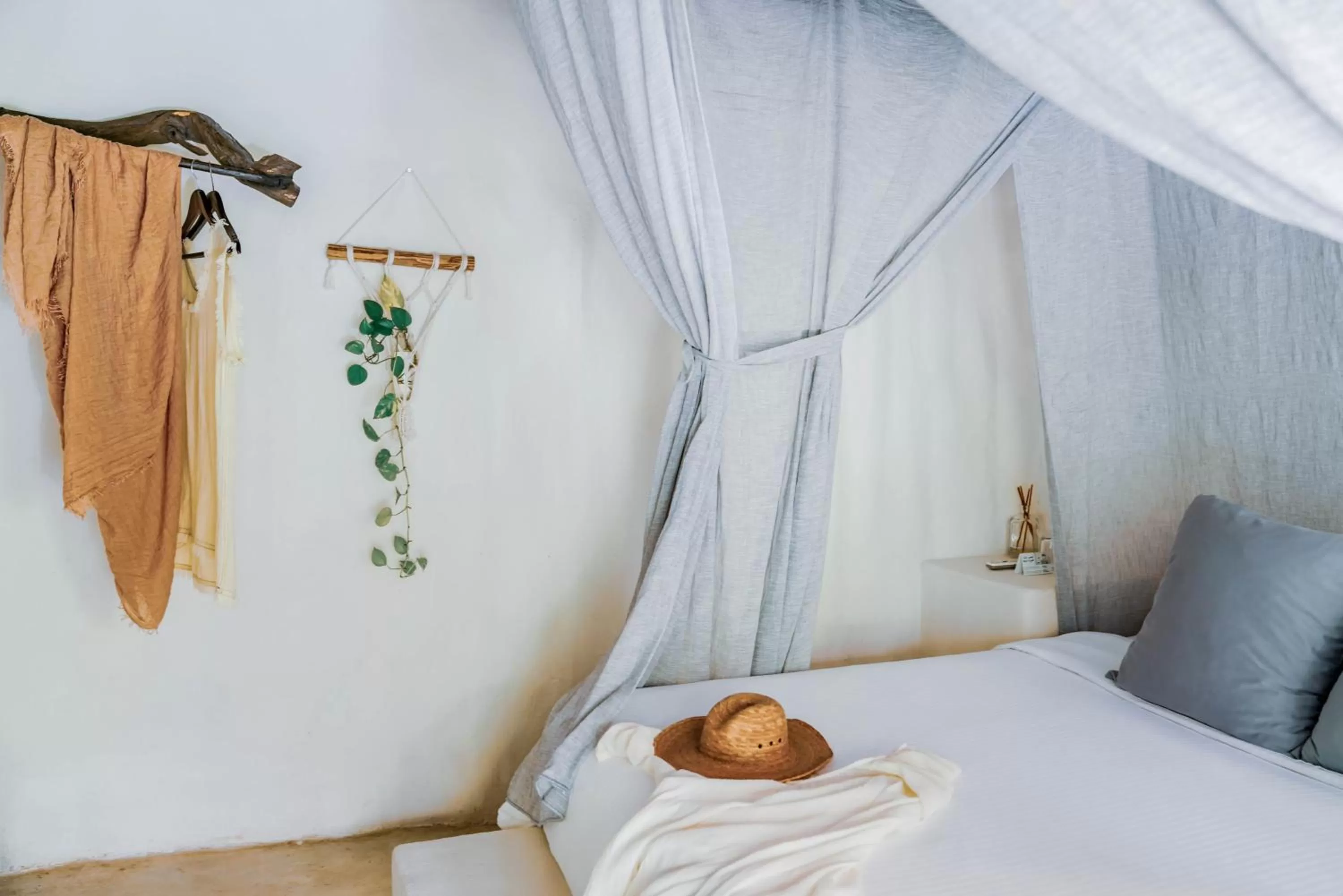 Bed in Coco Tulum Zen Zone Hotel