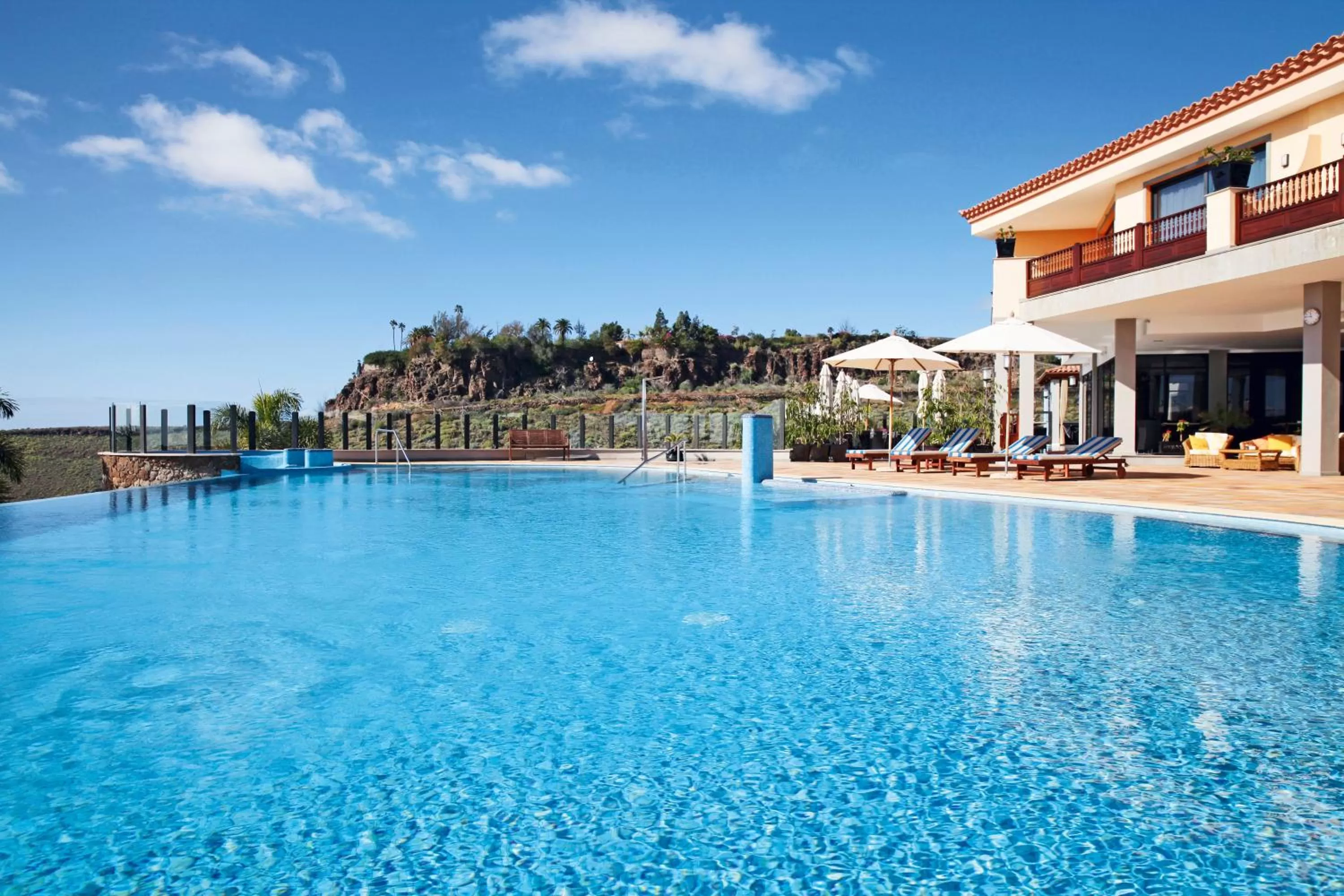 Pool view in Casa León Royal Retreat