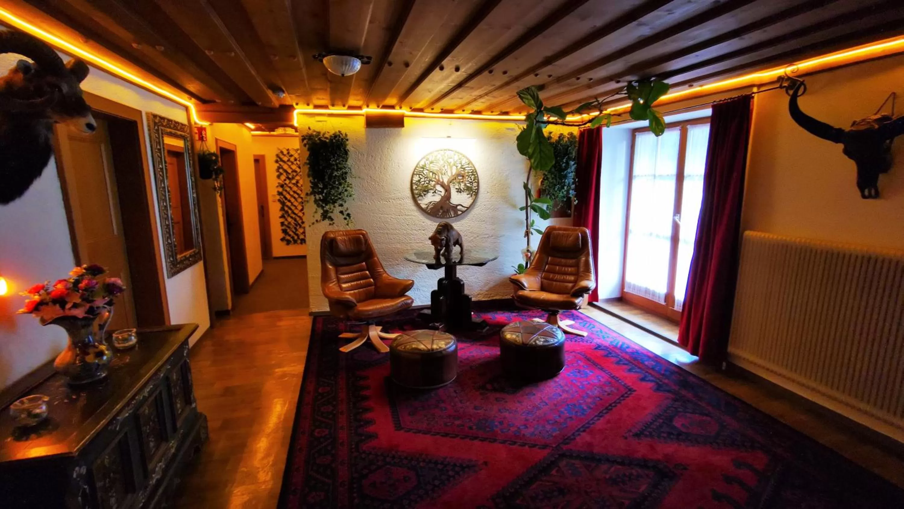 Seating area in Gasthof Geronimo