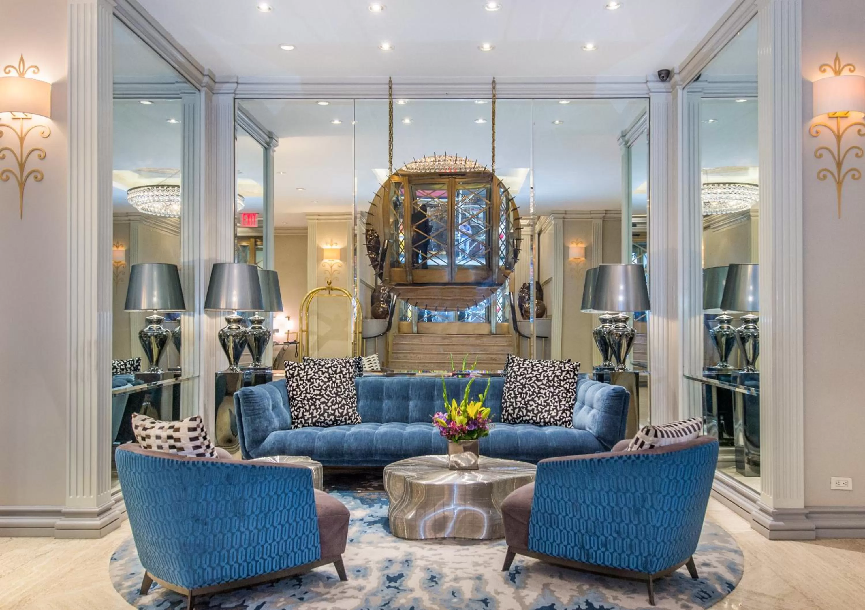 Lobby or reception in Lombardy Hotel