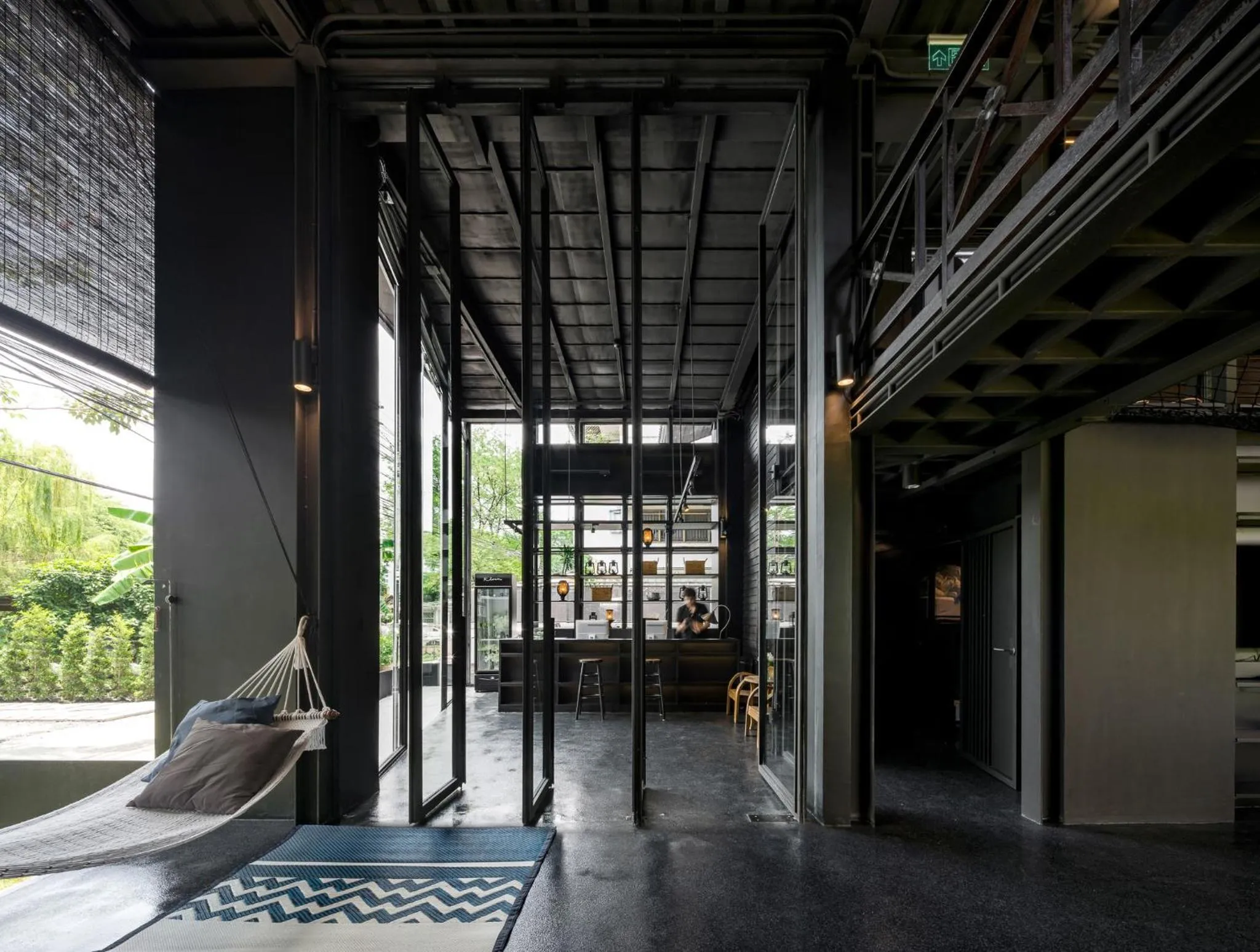 Living room in Kloem Hostel