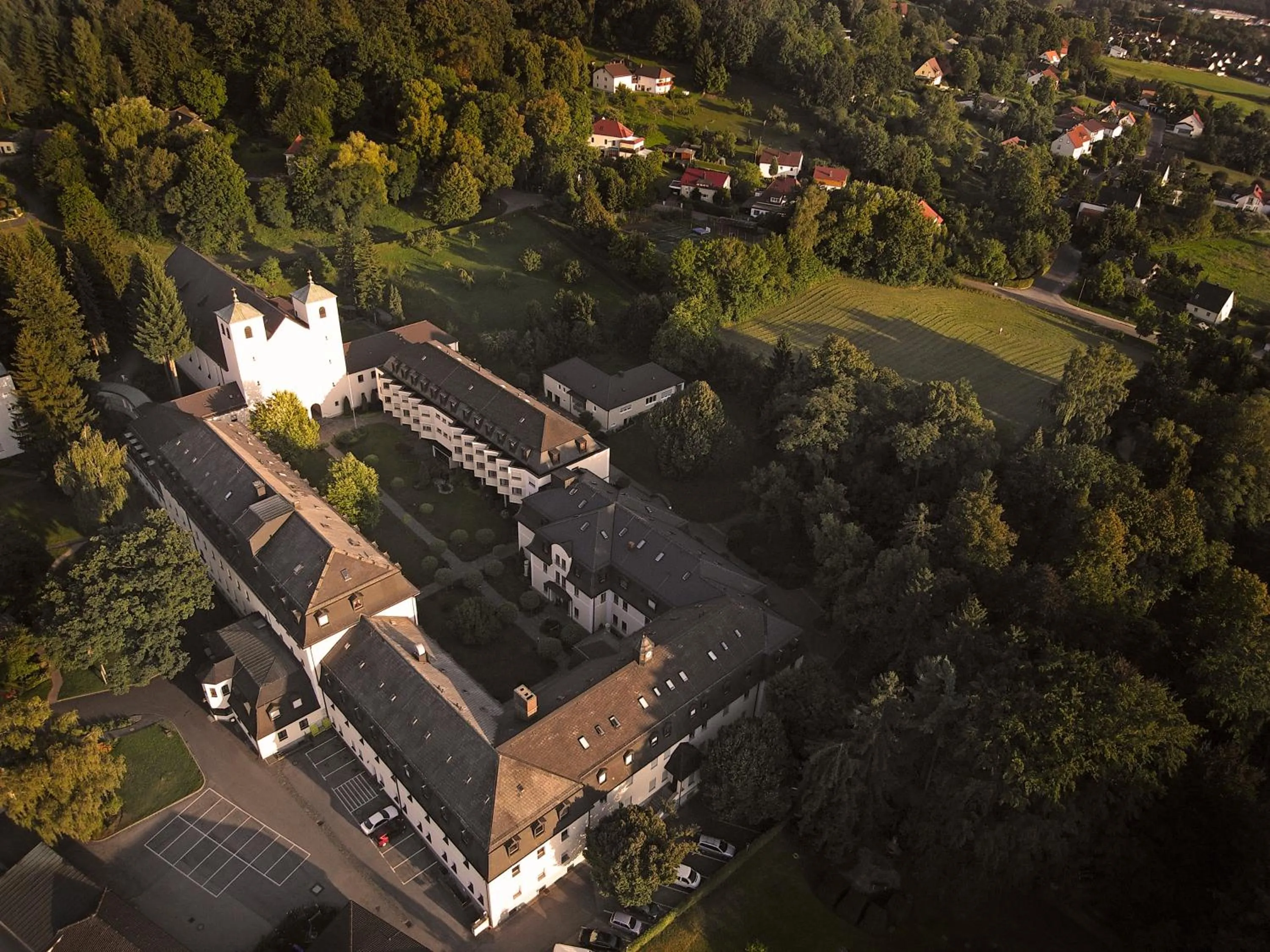 Bird's eye view in Kloster St. Josef