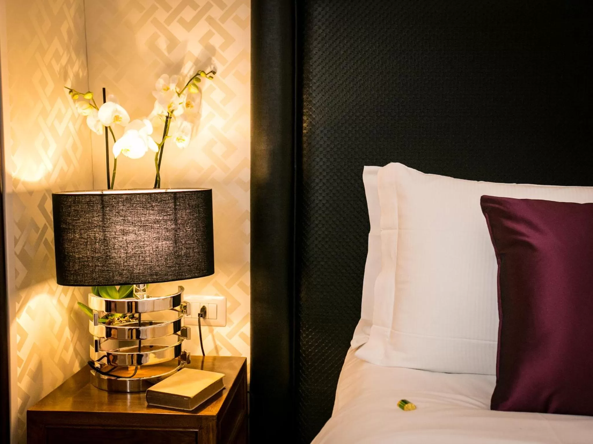 Decorative detail, Bed in Minerva Relais