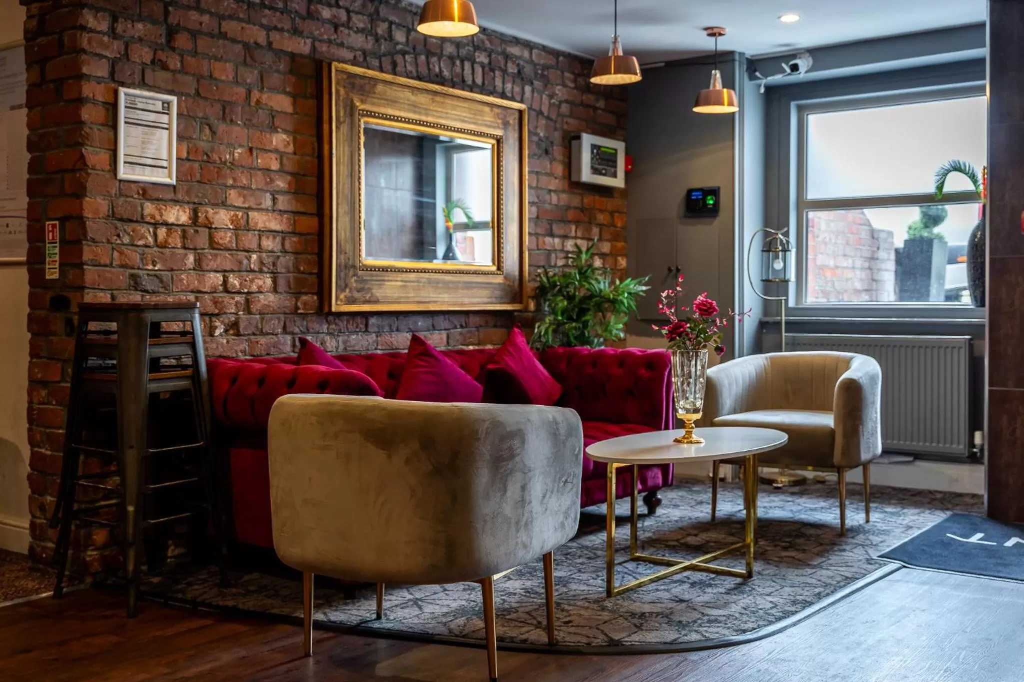 Seating area in Trafford Hall Hotel Manchester, Trademark Collection by Wyndham