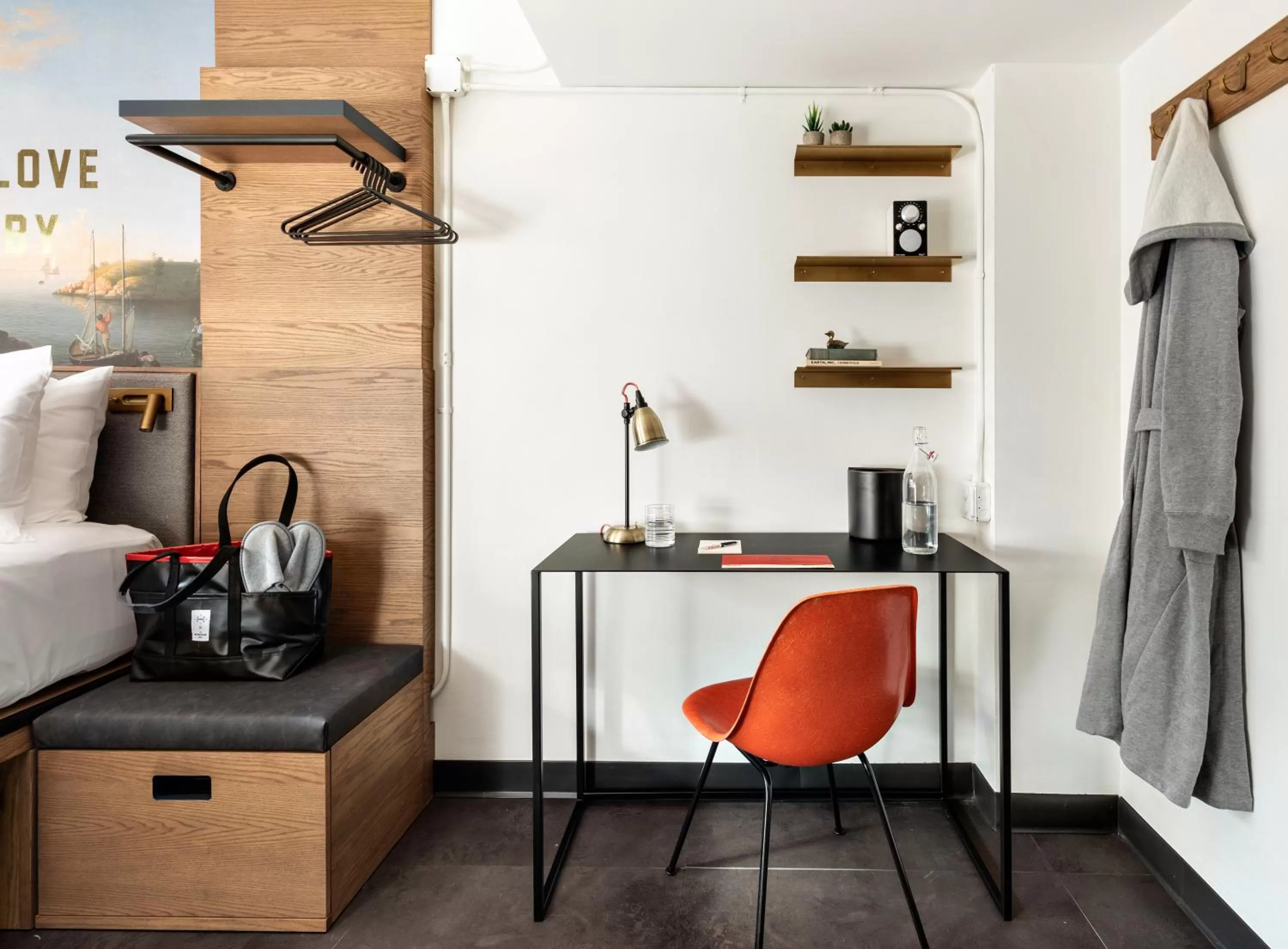 Decorative detail, Bed in The Revolution Hotel