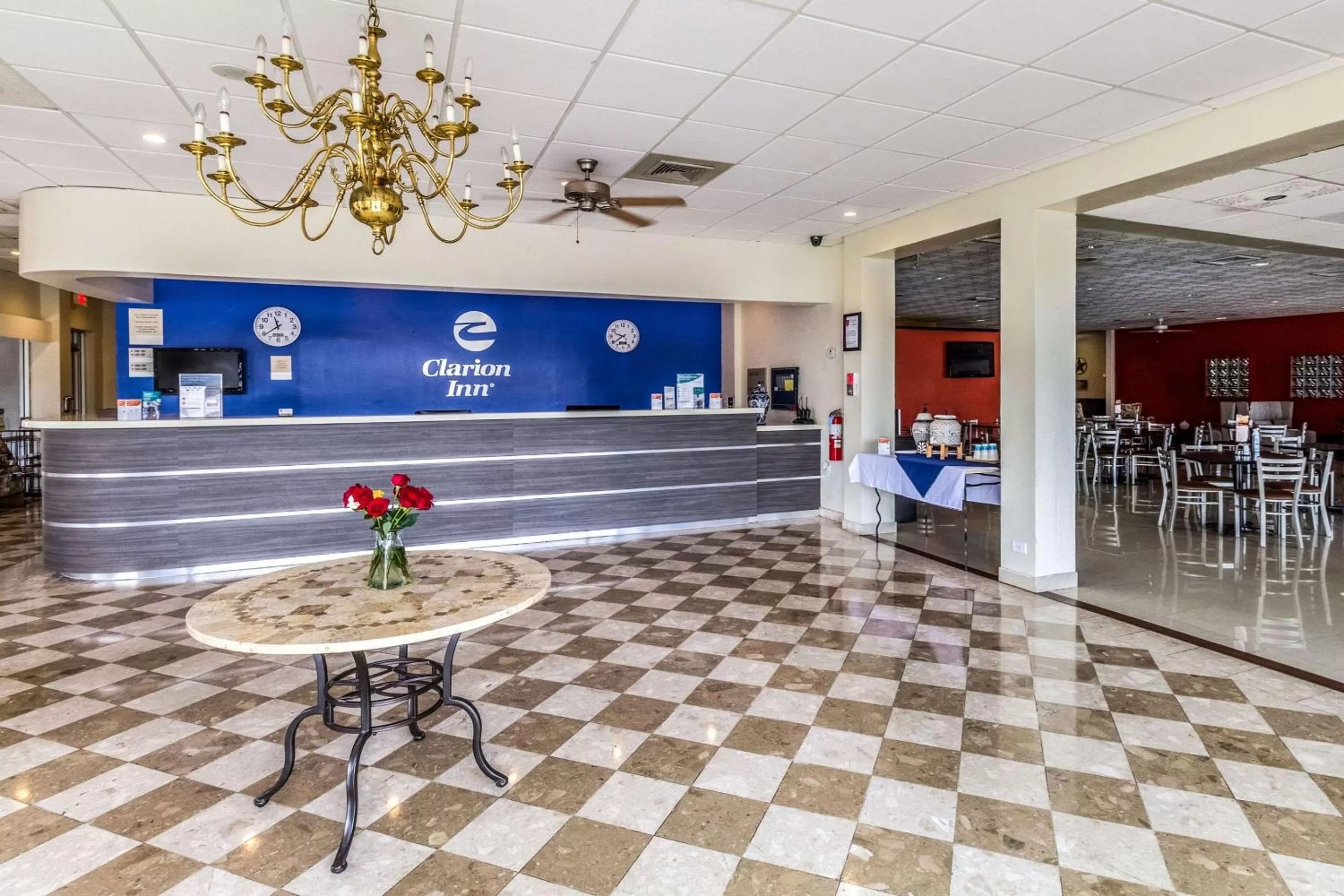 Lobby or reception in Clarion Inn near McAllen Airport