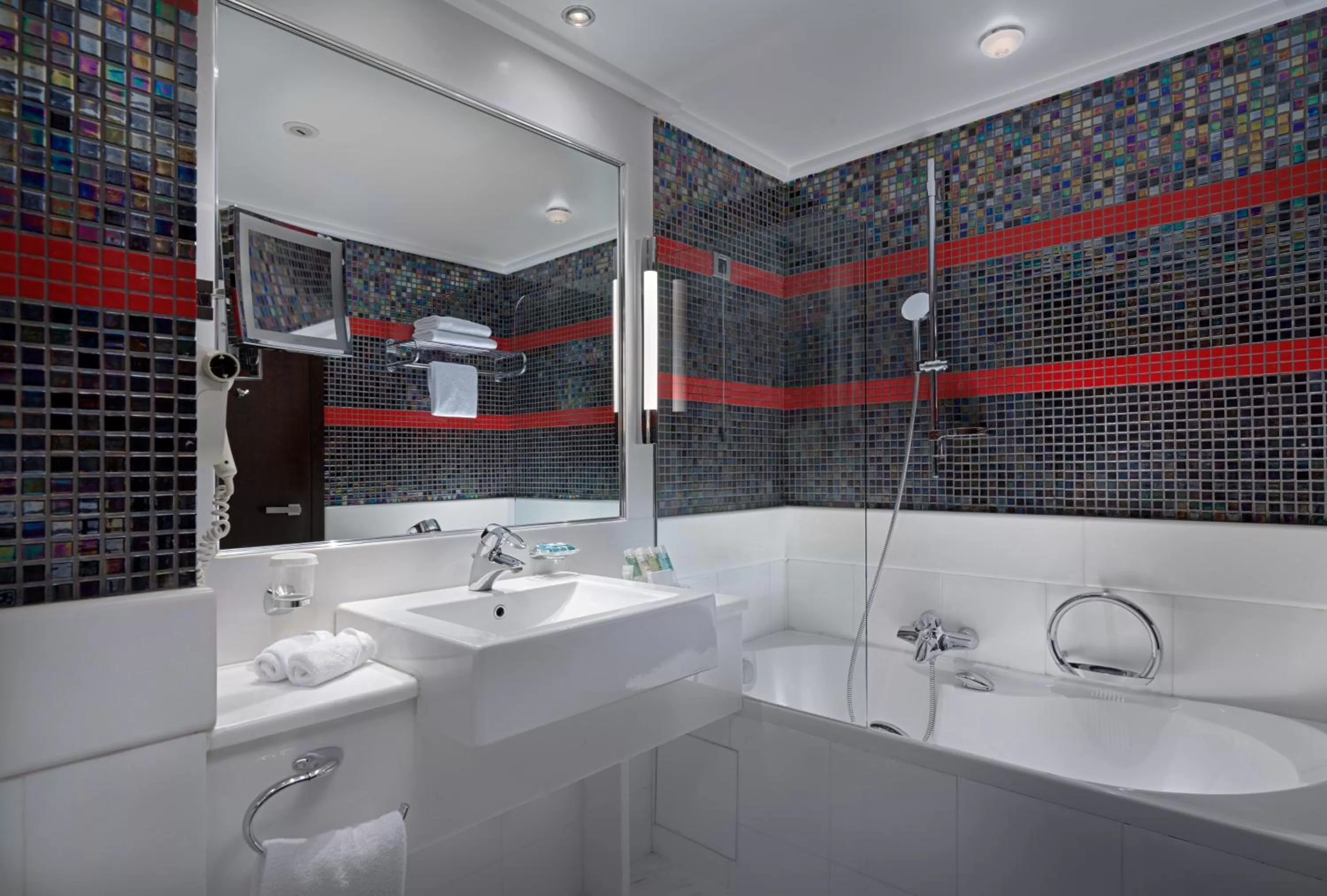 Bathroom in Crowne Plaza Athens City Centre by IHG