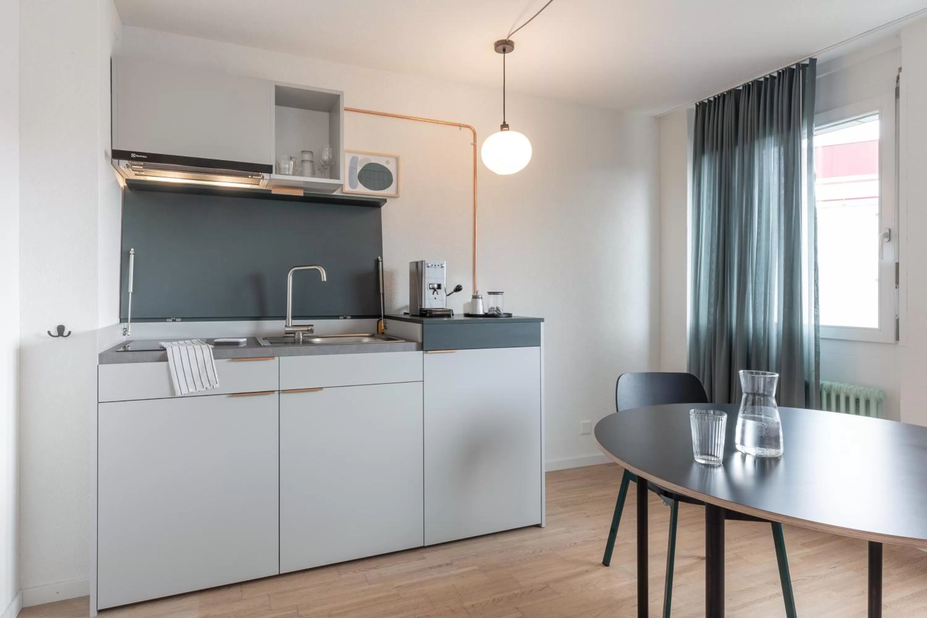 Kitchen or kitchenette in Alpenblick Bern - kind of a hotel