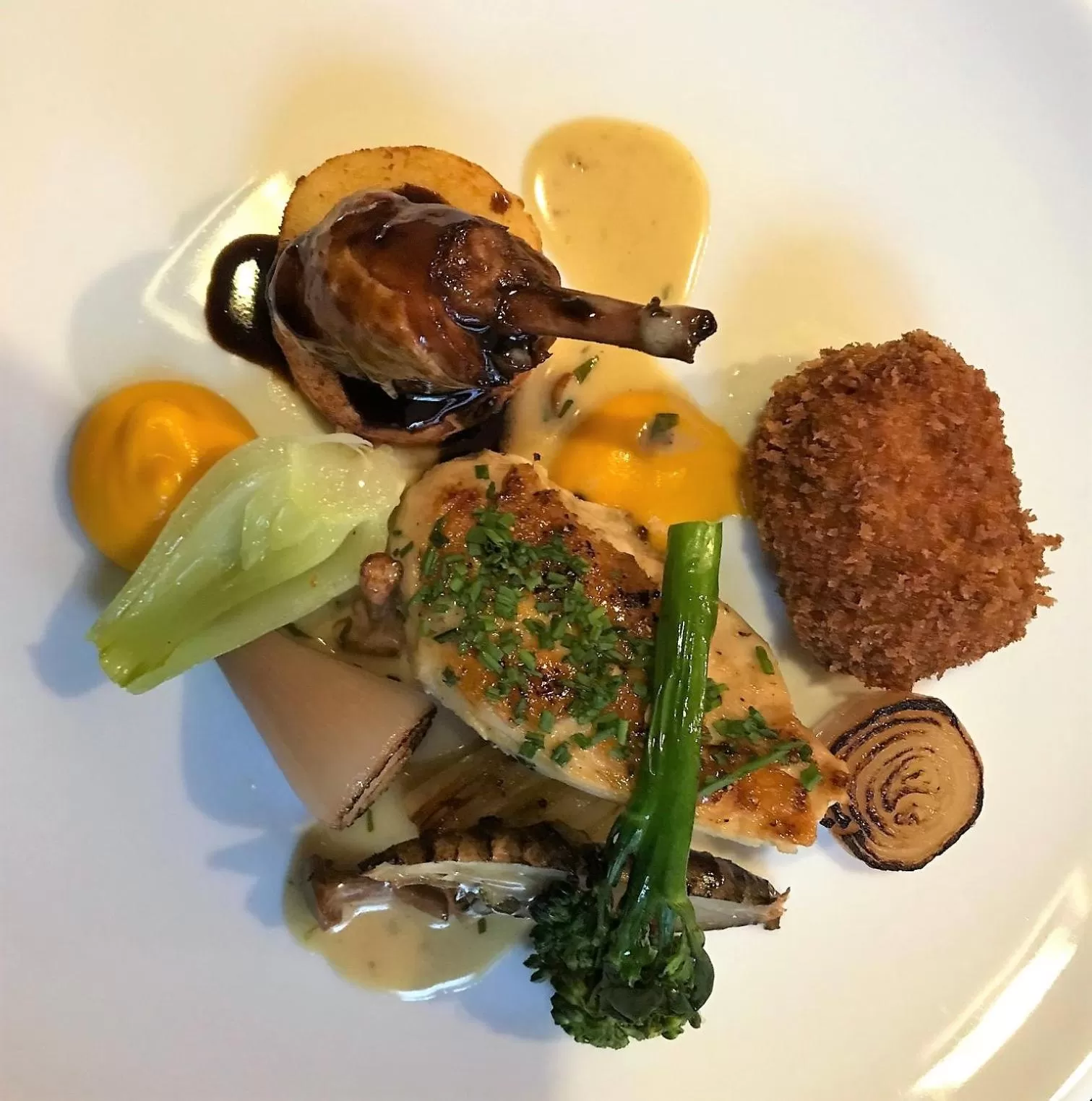 Food close-up in Craig-y-Dderwen Riverside Hotel